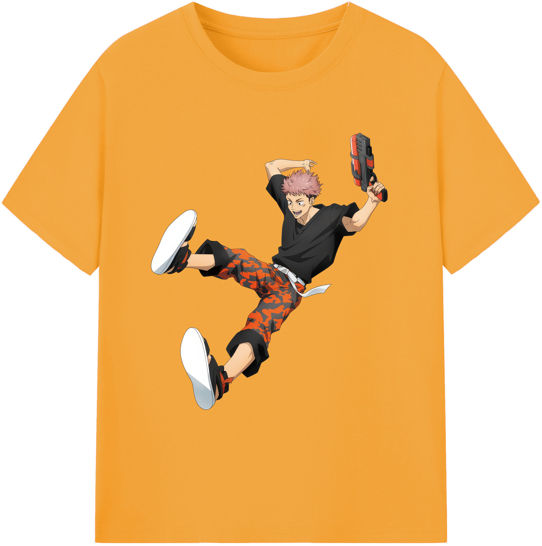 （画像用） 呪術廻戦 Jujutsu Kaisen 綿100％ メンズ半袖Tシャツ｜肌触りやわらか＆通気性