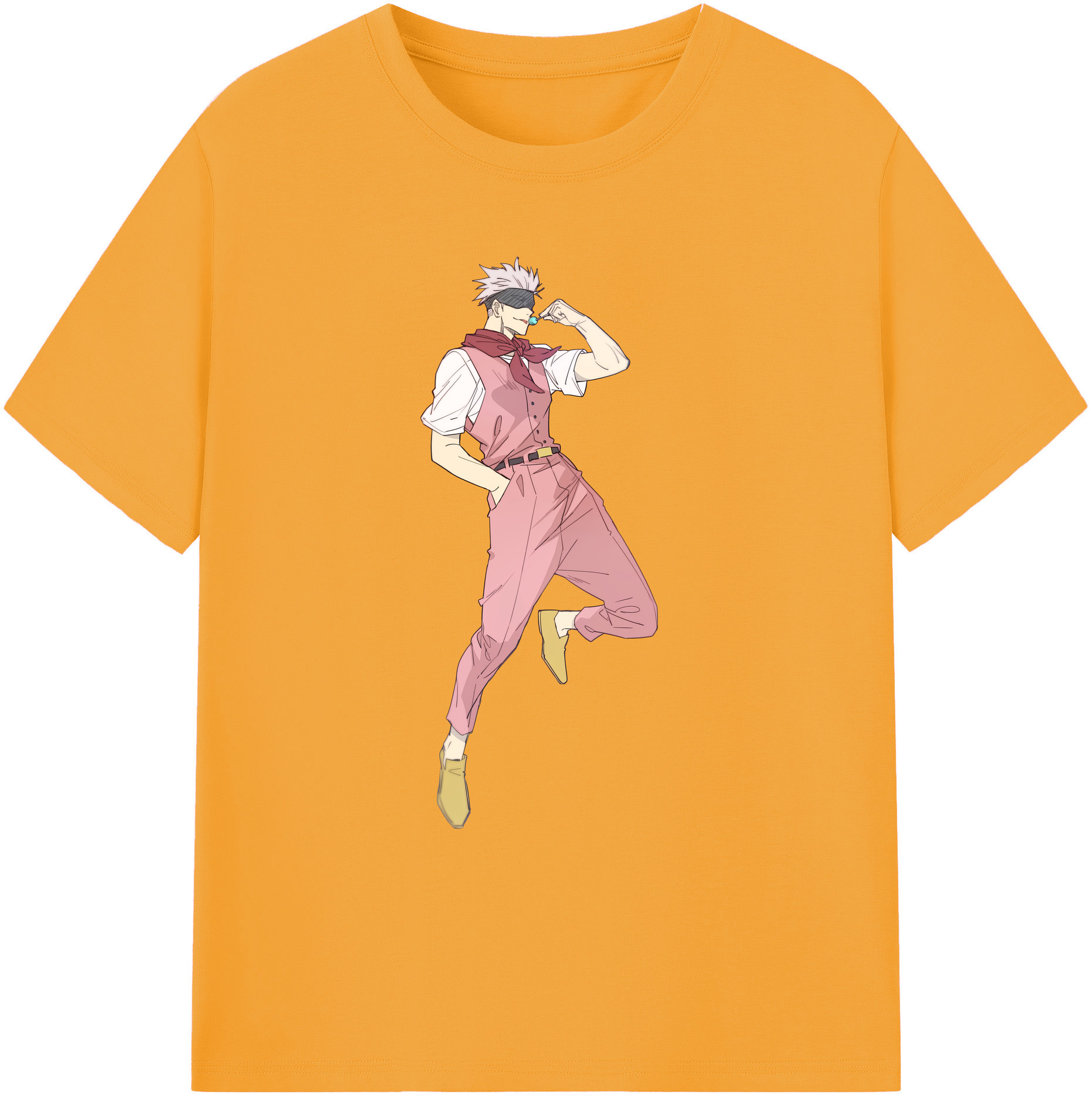 （画像用） 呪術廻戦 Jujutsu Kaisen 綿100％ メンズ半袖Tシャツ｜肌触りやわらか＆通気性