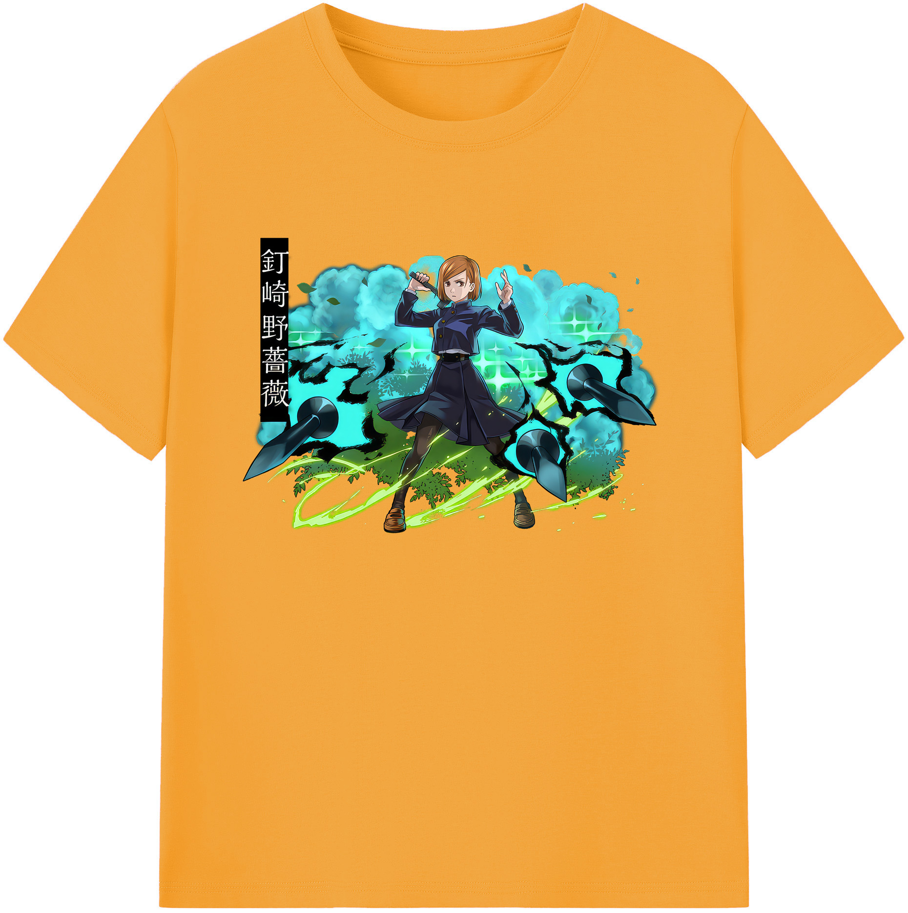 （画像用） 呪術廻戦 Jujutsu Kaisen 綿100％ メンズ半袖Tシャツ｜肌触りやわらか＆通気性