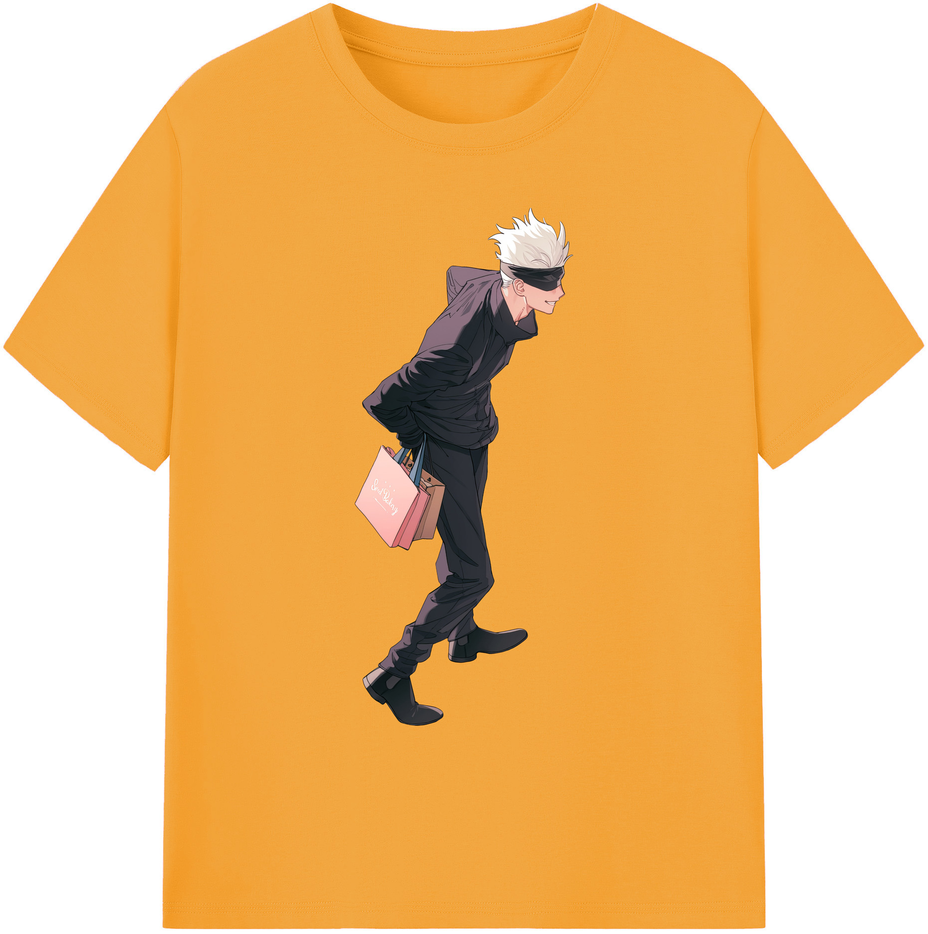 （画像用） 呪術廻戦 Jujutsu Kaisen 綿100％ メンズ半袖Tシャツ｜肌触りやわらか＆通気性