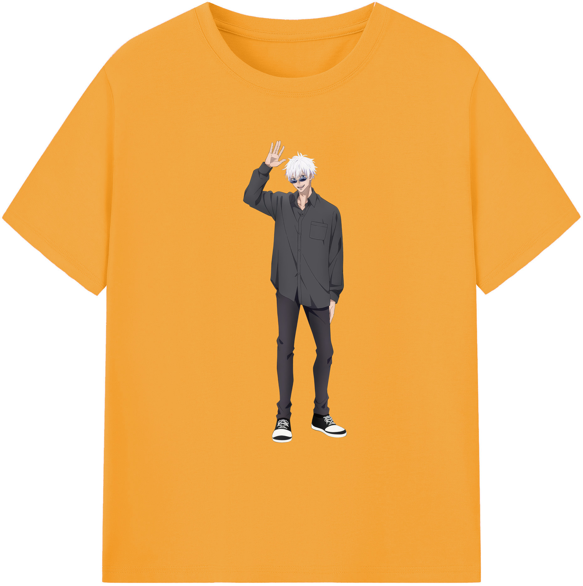 （画像用） 呪術廻戦 Jujutsu Kaisen 綿100％ メンズ半袖Tシャツ｜肌触りやわらか＆通気性