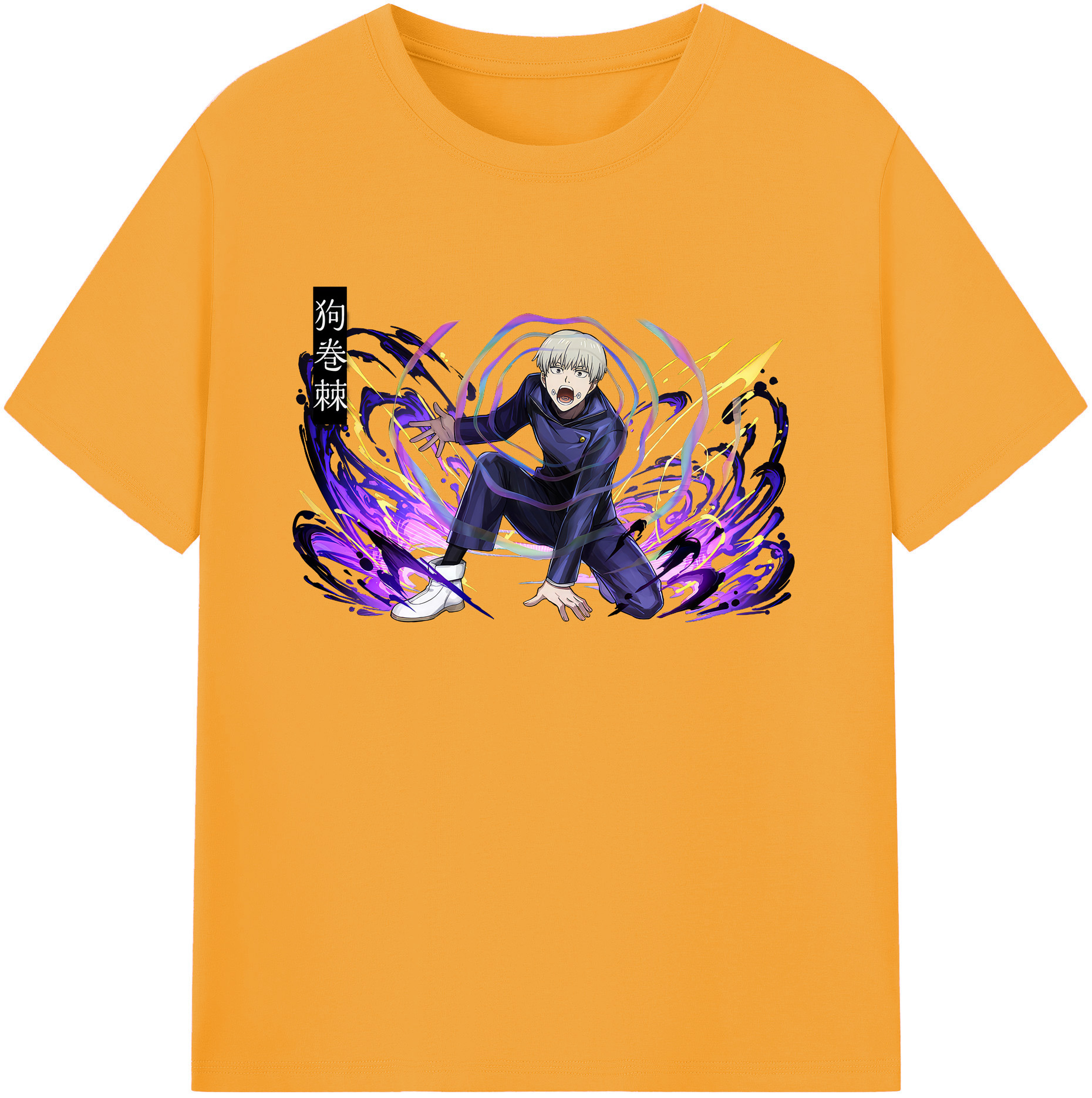 （画像用） 呪術廻戦 Jujutsu Kaisen 綿100％ メンズ半袖Tシャツ｜肌触りやわらか＆通気性