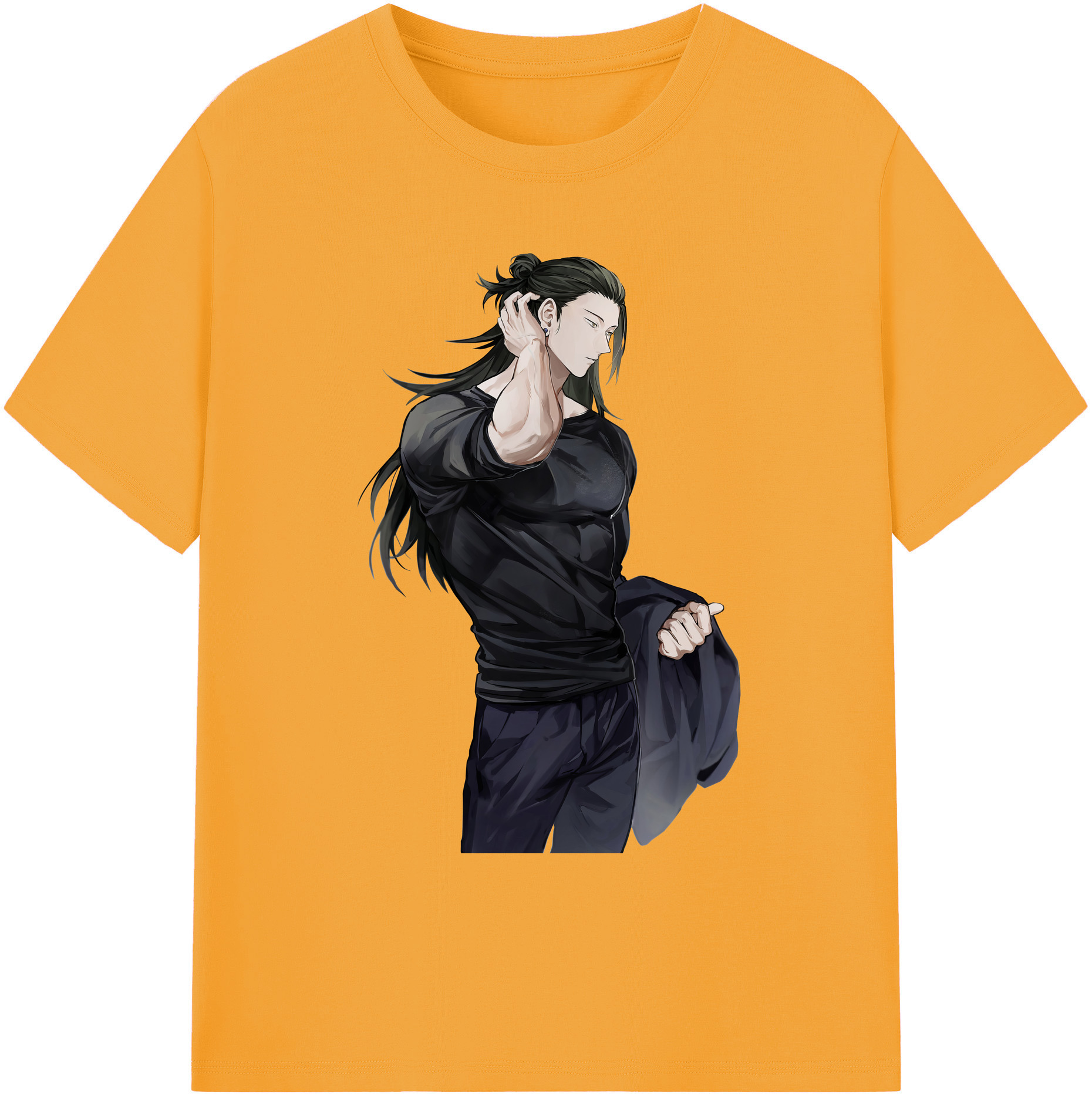 （画像用） 呪術廻戦 Jujutsu Kaisen 綿100％ メンズ半袖Tシャツ｜肌触りやわらか＆通気性