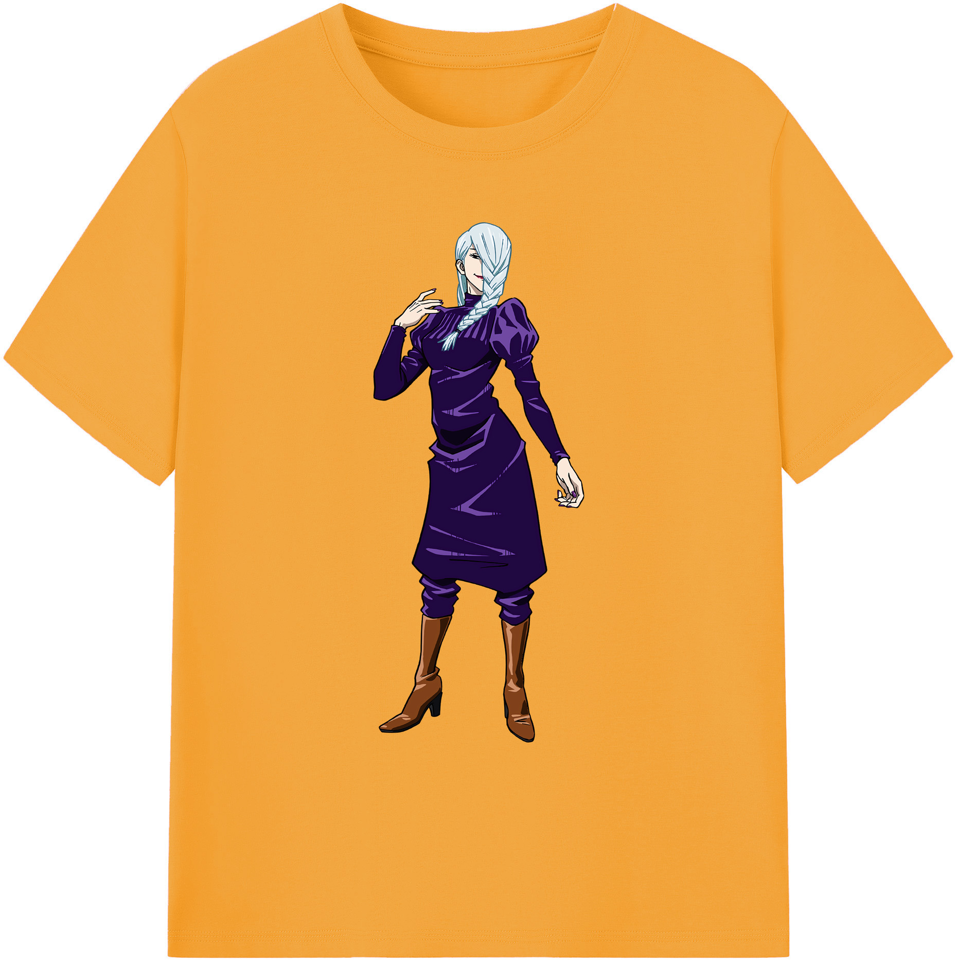 （画像用） 呪術廻戦 Jujutsu Kaisen 綿100％ メンズ半袖Tシャツ｜肌触りやわらか＆通気性