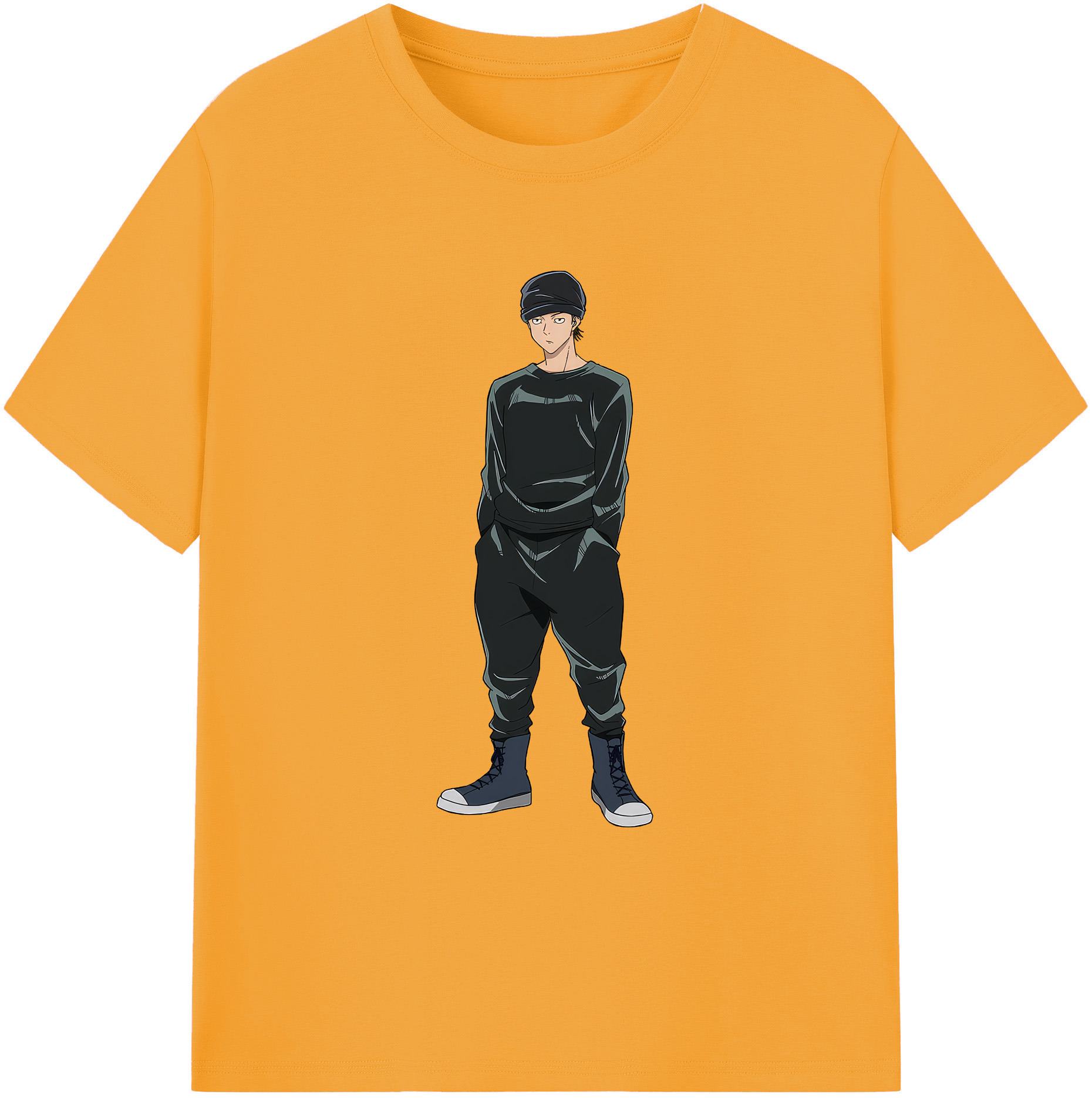 （画像用） 呪術廻戦 Jujutsu Kaisen 綿100％ メンズ半袖Tシャツ｜肌触りやわらか＆通気性
