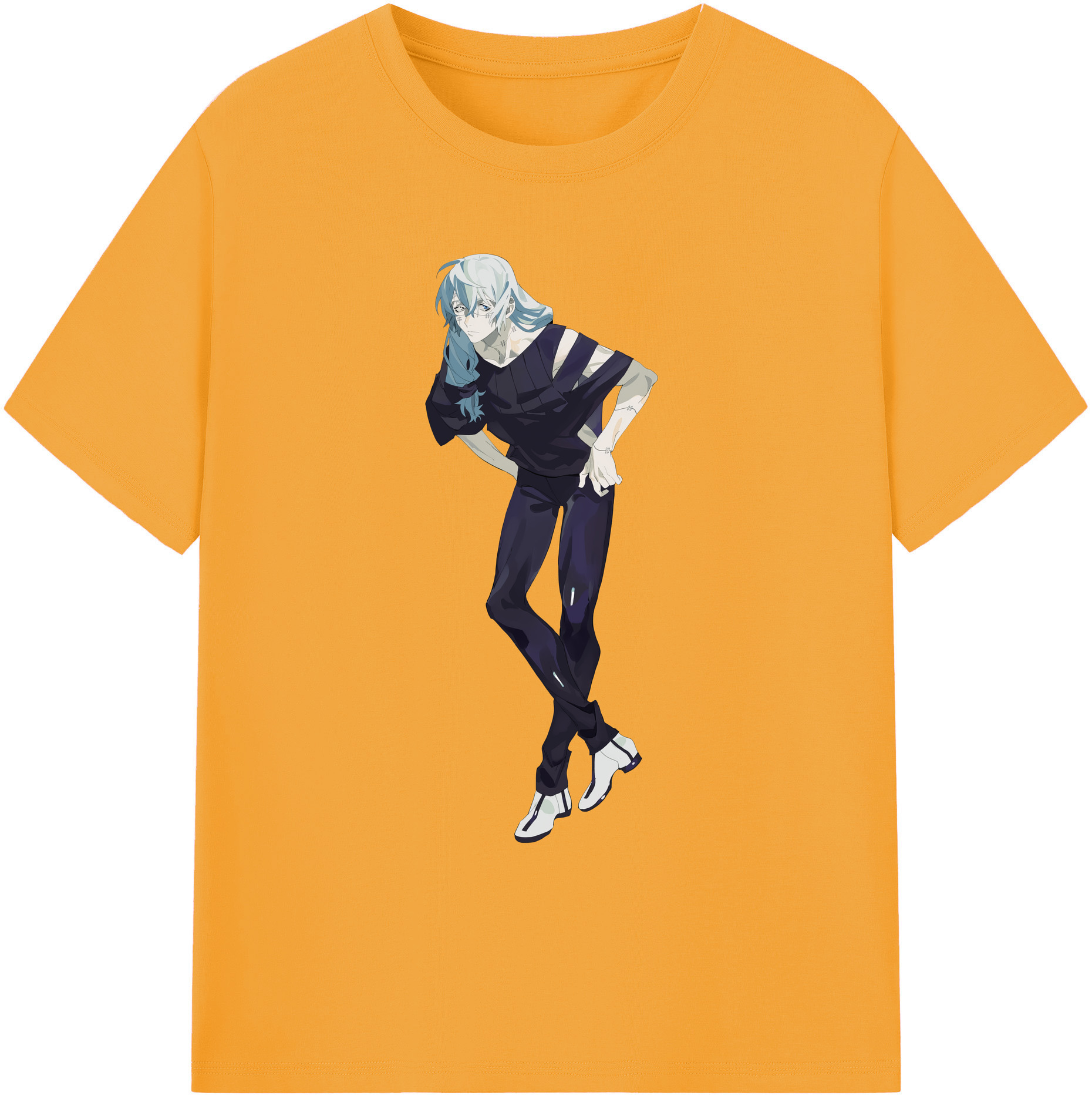 （画像用） 呪術廻戦 Jujutsu Kaisen 綿100％ メンズ半袖Tシャツ｜肌触りやわらか＆通気性