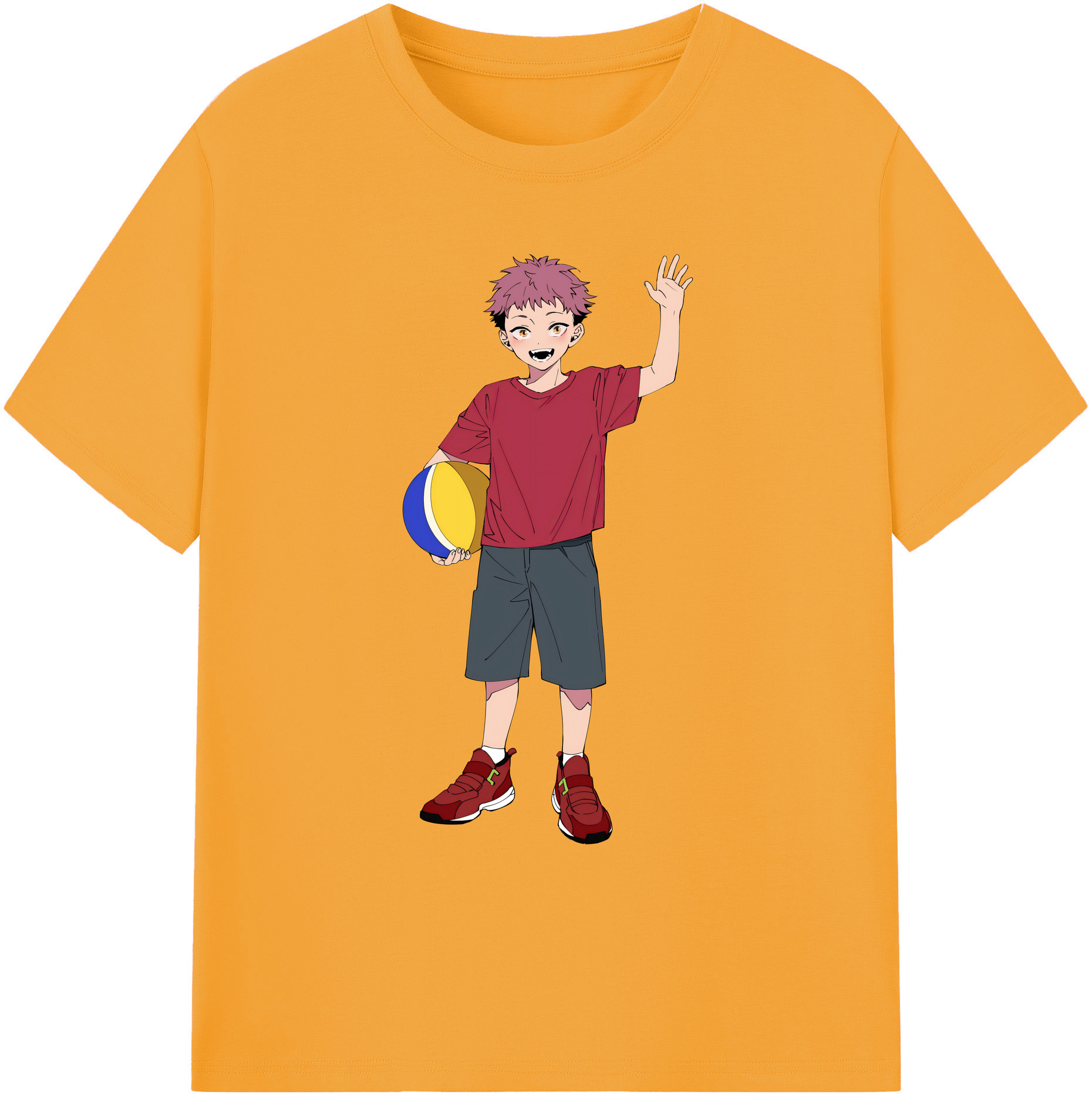 （画像用） 呪術廻戦 Jujutsu Kaisen 綿100％ メンズ半袖Tシャツ｜肌触りやわらか＆通気性
