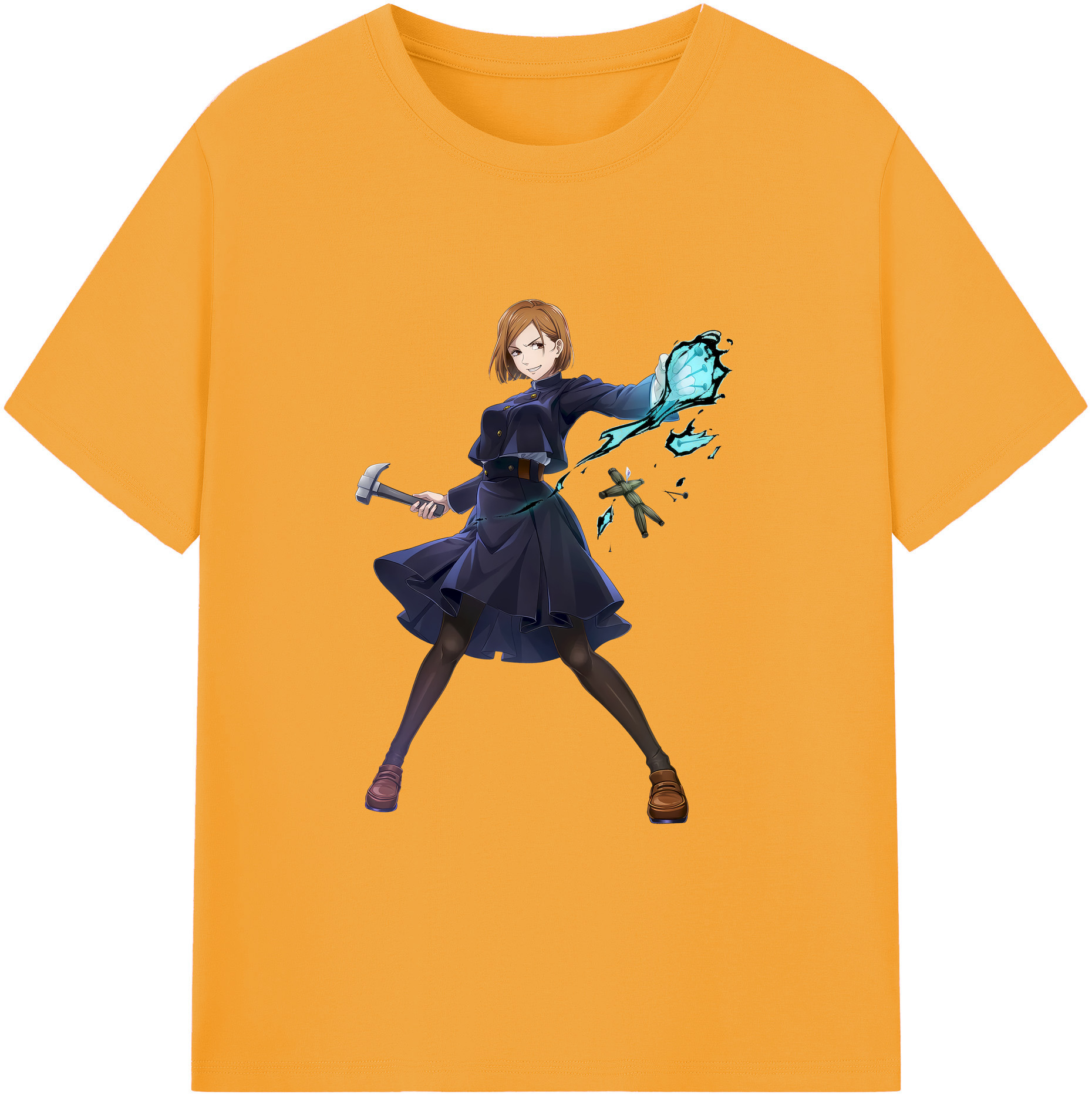 （画像用） 呪術廻戦 Jujutsu Kaisen 綿100％ メンズ半袖Tシャツ｜肌触りやわらか＆通気性
