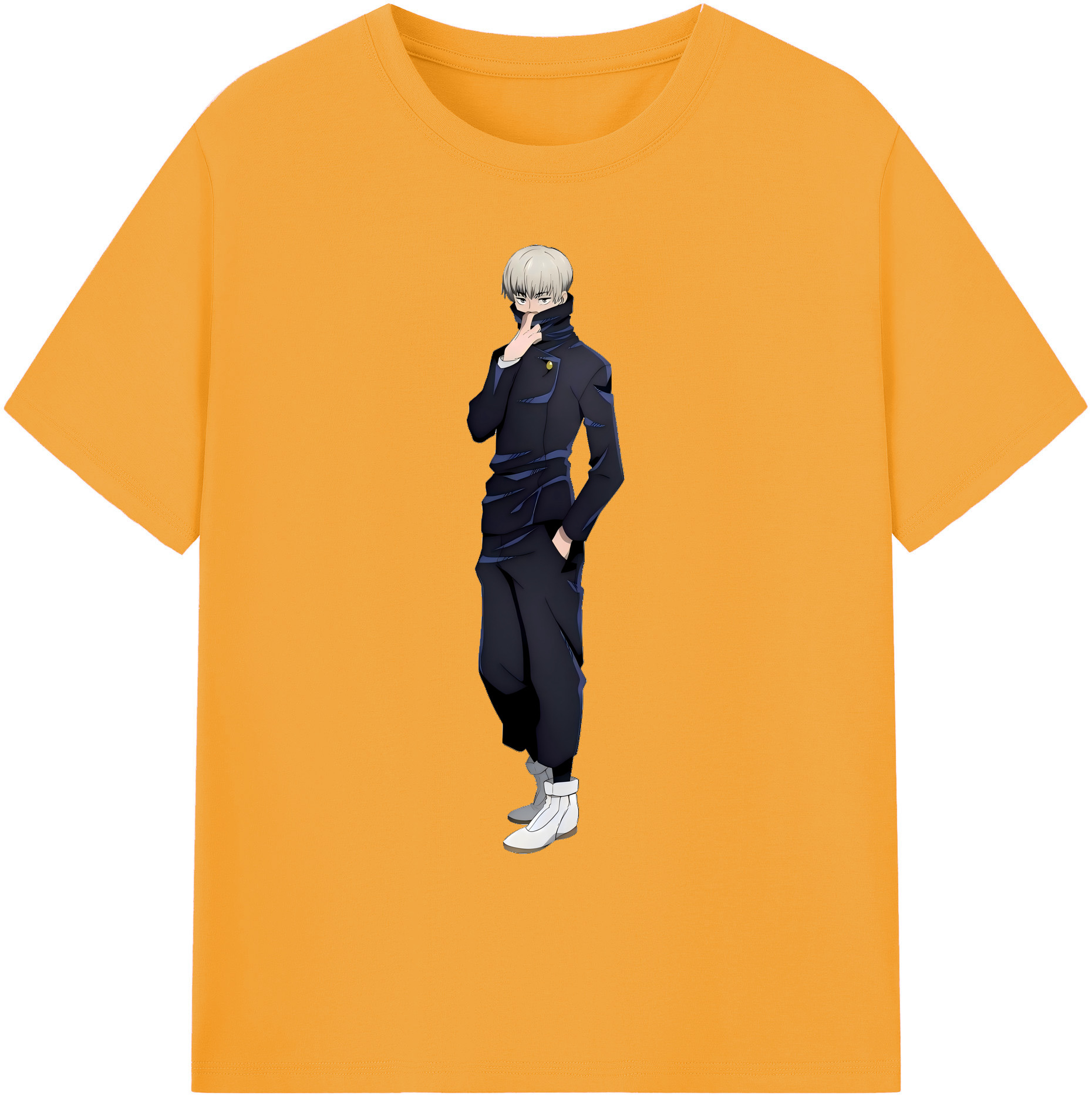 （画像用） 呪術廻戦 Jujutsu Kaisen 綿100％ メンズ半袖Tシャツ｜肌触りやわらか＆通気性