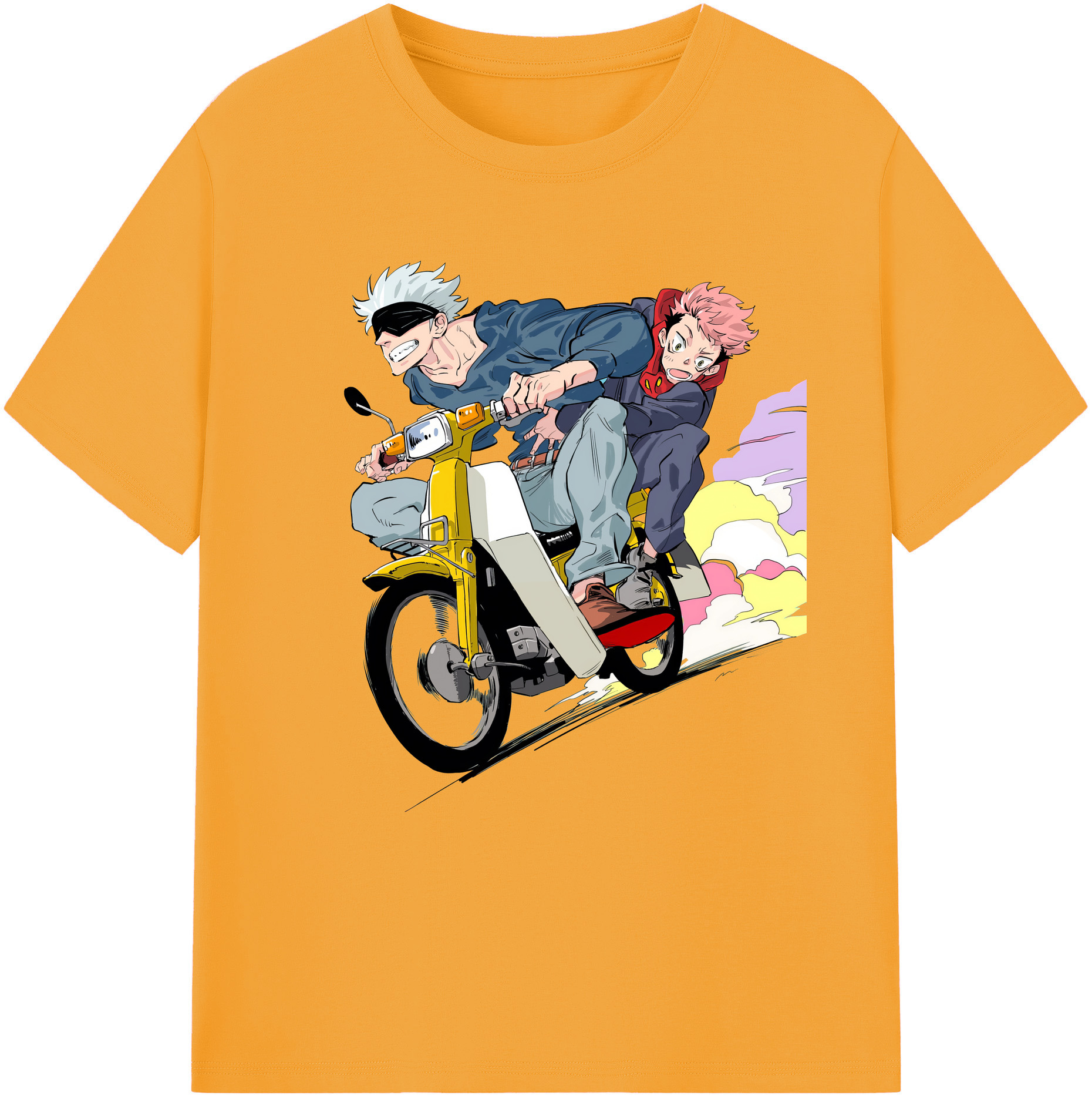 （画像用） 呪術廻戦 Jujutsu Kaisen 綿100％ メンズ半袖Tシャツ｜肌触りやわらか＆通気性