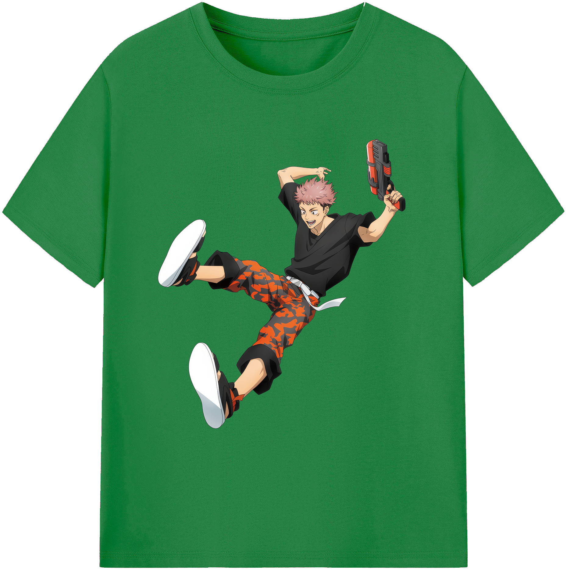 （画像用） 呪術廻戦 Jujutsu Kaisen 綿100％ メンズ半袖Tシャツ｜肌触りやわらか＆通気性