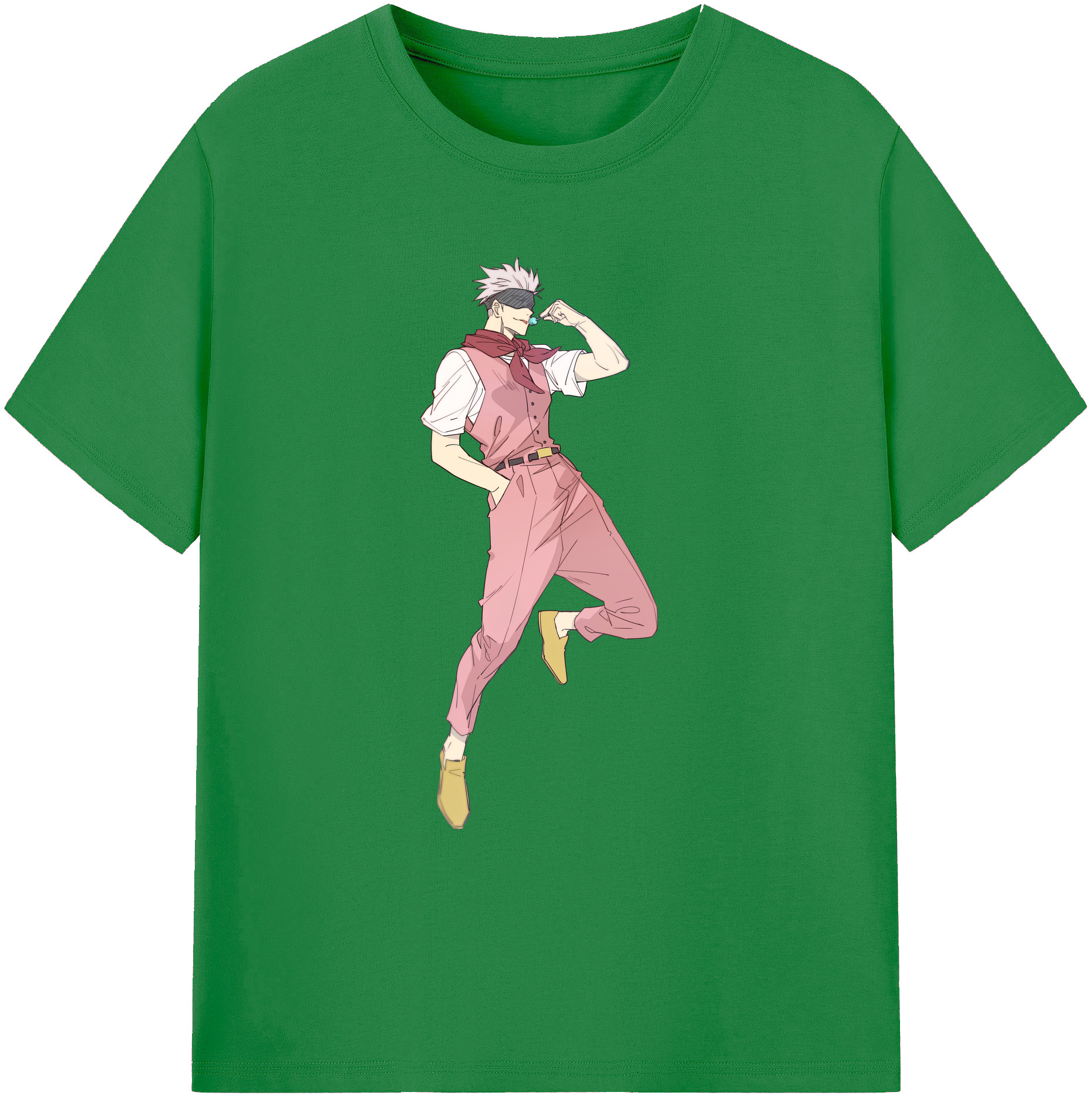 （画像用） 呪術廻戦 Jujutsu Kaisen 綿100％ メンズ半袖Tシャツ｜肌触りやわらか＆通気性