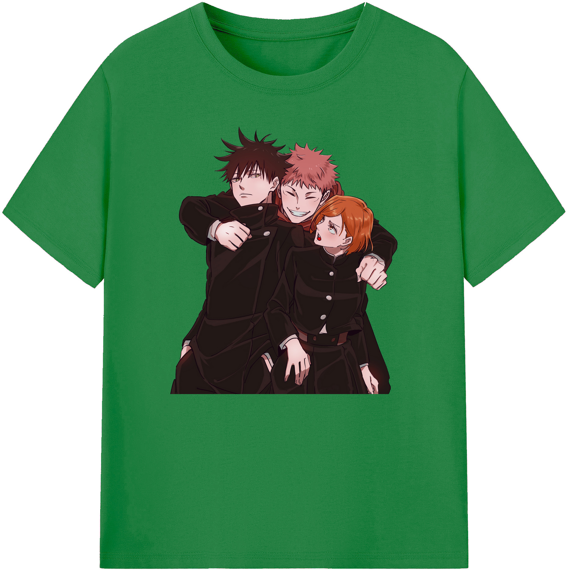 （画像用） 呪術廻戦 Jujutsu Kaisen 綿100％ メンズ半袖Tシャツ｜肌触りやわらか＆通気性