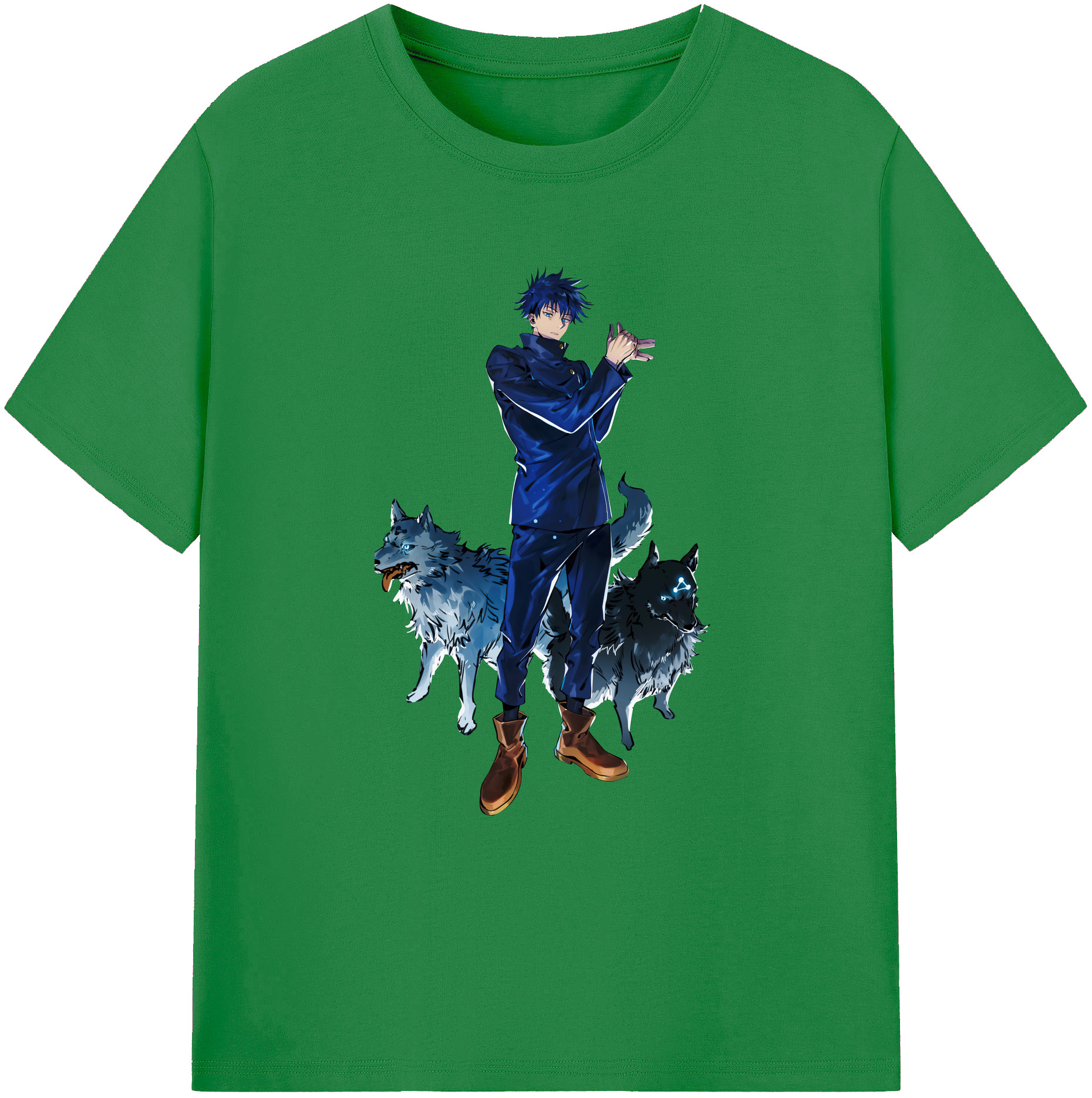 （画像用） 呪術廻戦 Jujutsu Kaisen 綿100％ メンズ半袖Tシャツ｜肌触りやわらか＆通気性