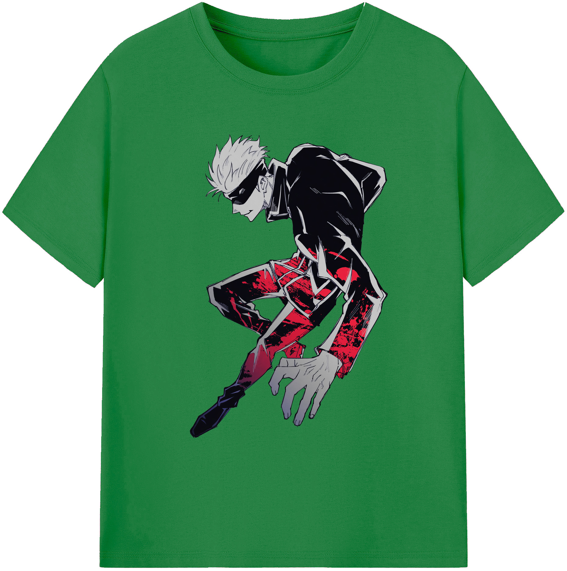 （画像用） 呪術廻戦 Jujutsu Kaisen 綿100％ メンズ半袖Tシャツ｜肌触りやわらか＆通気性