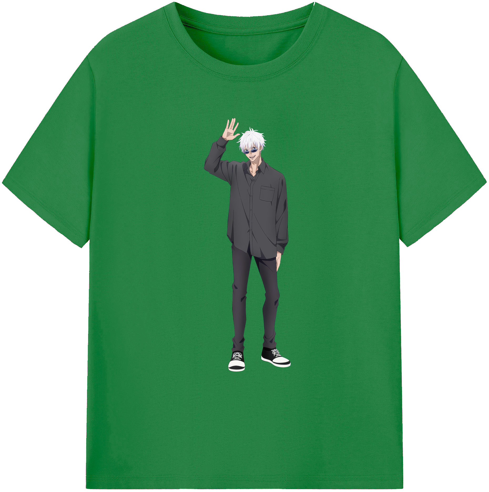 （画像用） 呪術廻戦 Jujutsu Kaisen 綿100％ メンズ半袖Tシャツ｜肌触りやわらか＆通気性