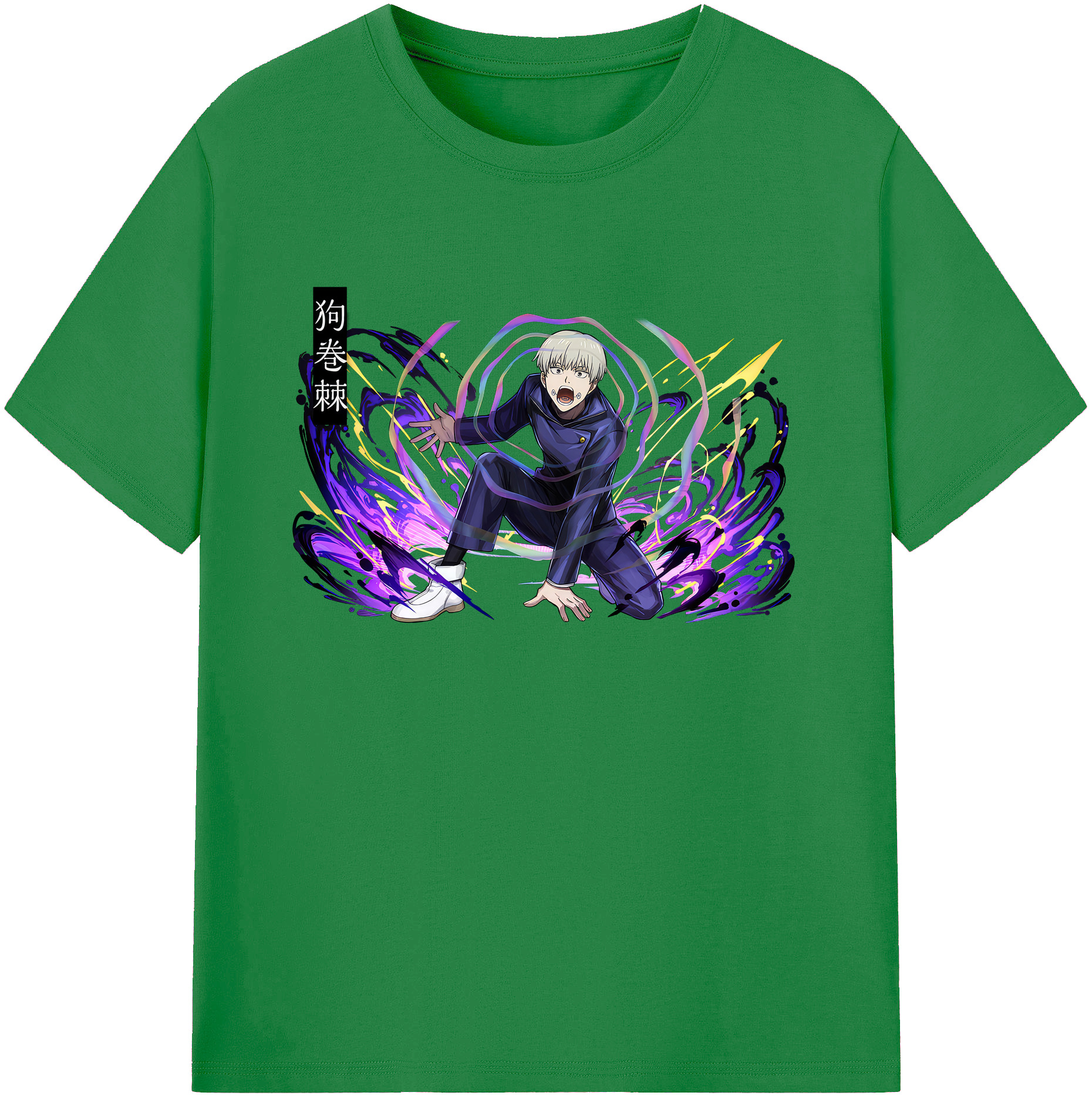 （画像用） 呪術廻戦 Jujutsu Kaisen 綿100％ メンズ半袖Tシャツ｜肌触りやわらか＆通気性
