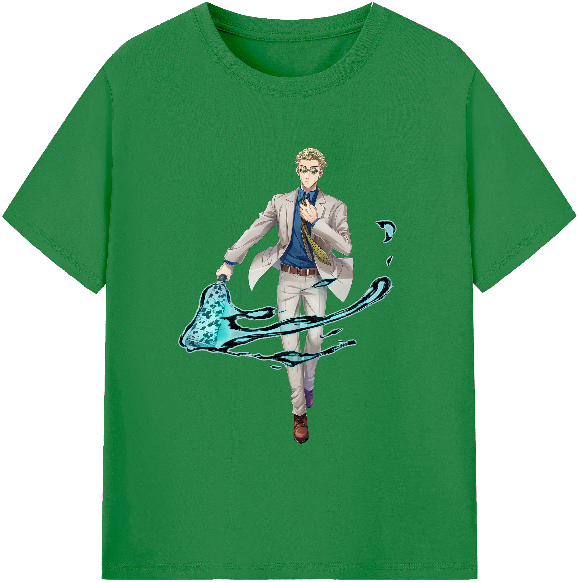 （画像用） 呪術廻戦 Jujutsu Kaisen 綿100％ メンズ半袖Tシャツ｜肌触りやわらか＆通気性
