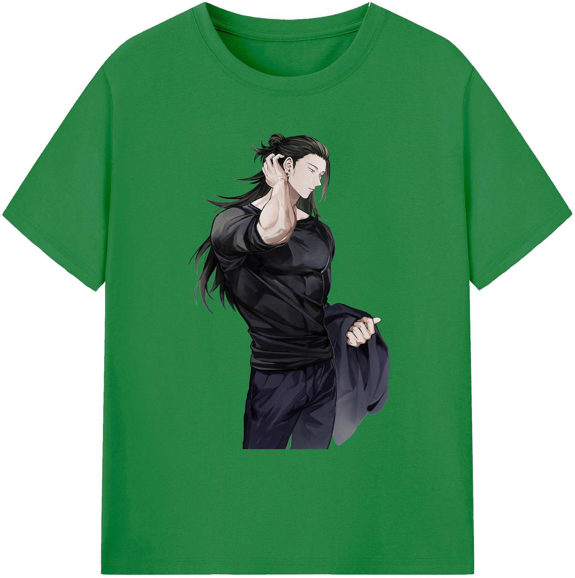 （画像用） 呪術廻戦 Jujutsu Kaisen 綿100％ メンズ半袖Tシャツ｜肌触りやわらか＆通気性