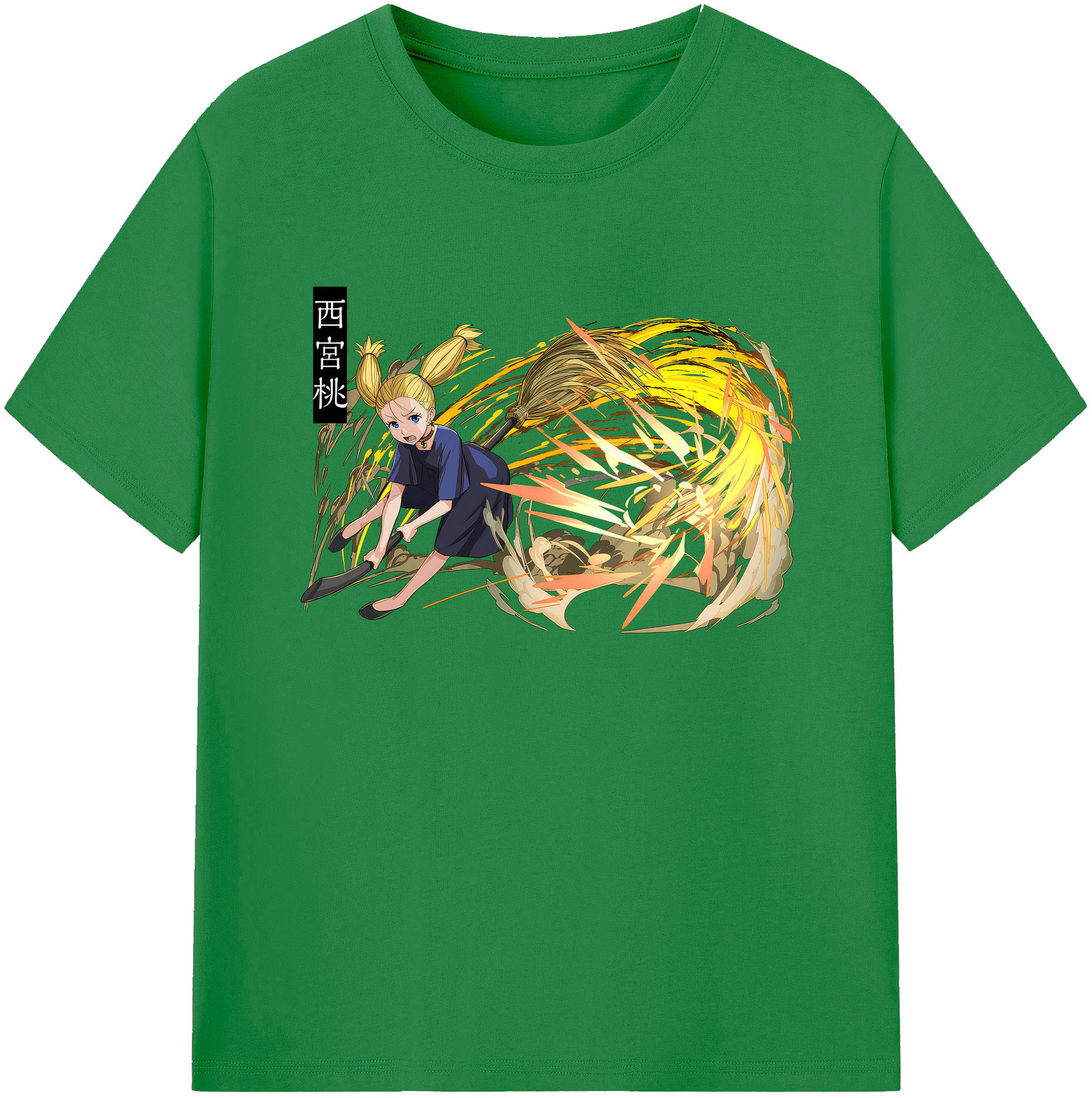 （画像用） 呪術廻戦 Jujutsu Kaisen 綿100％ メンズ半袖Tシャツ｜肌触りやわらか＆通気性