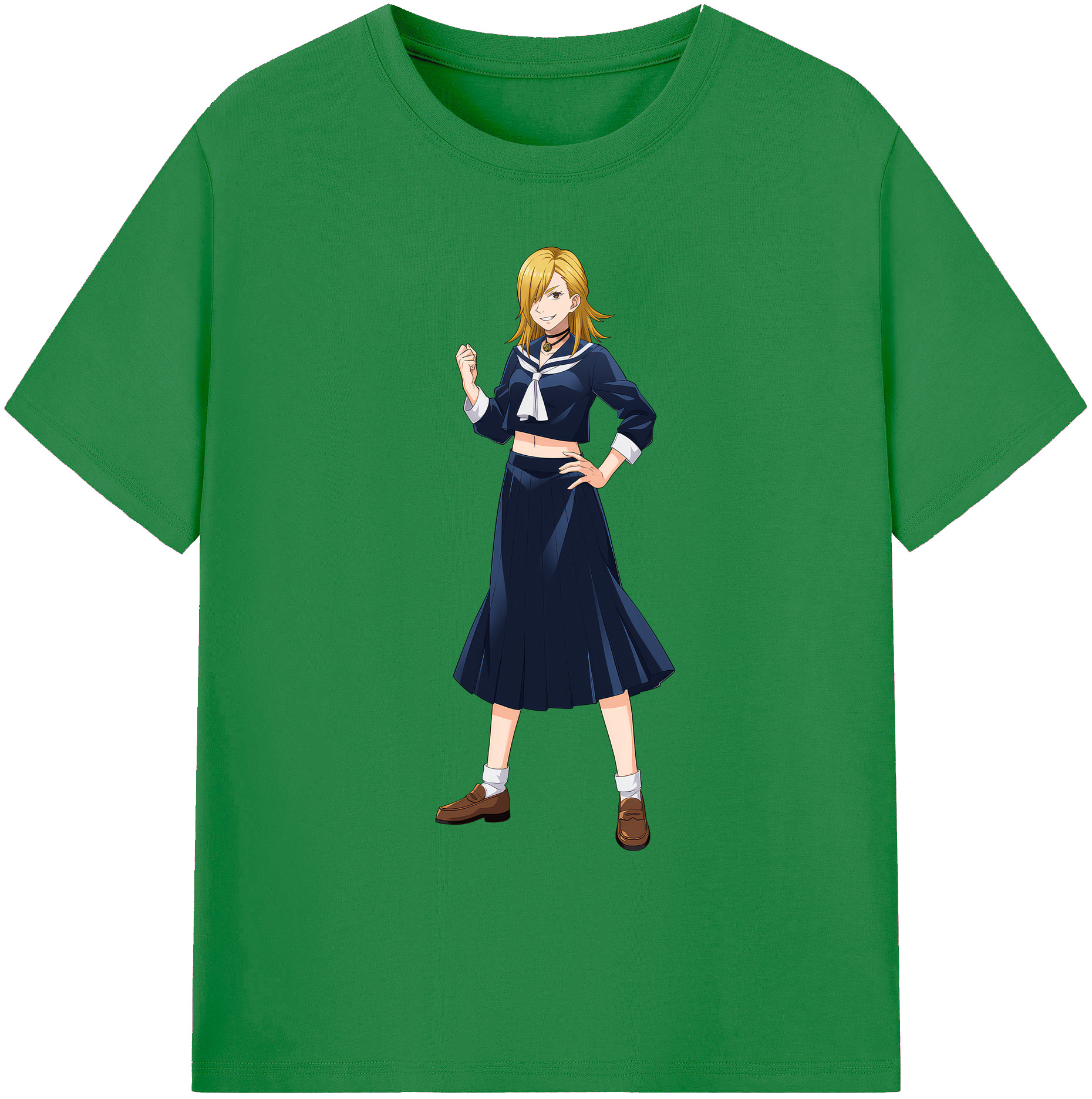 （画像用） 呪術廻戦 Jujutsu Kaisen 綿100％ メンズ半袖Tシャツ｜肌触りやわらか＆通気性