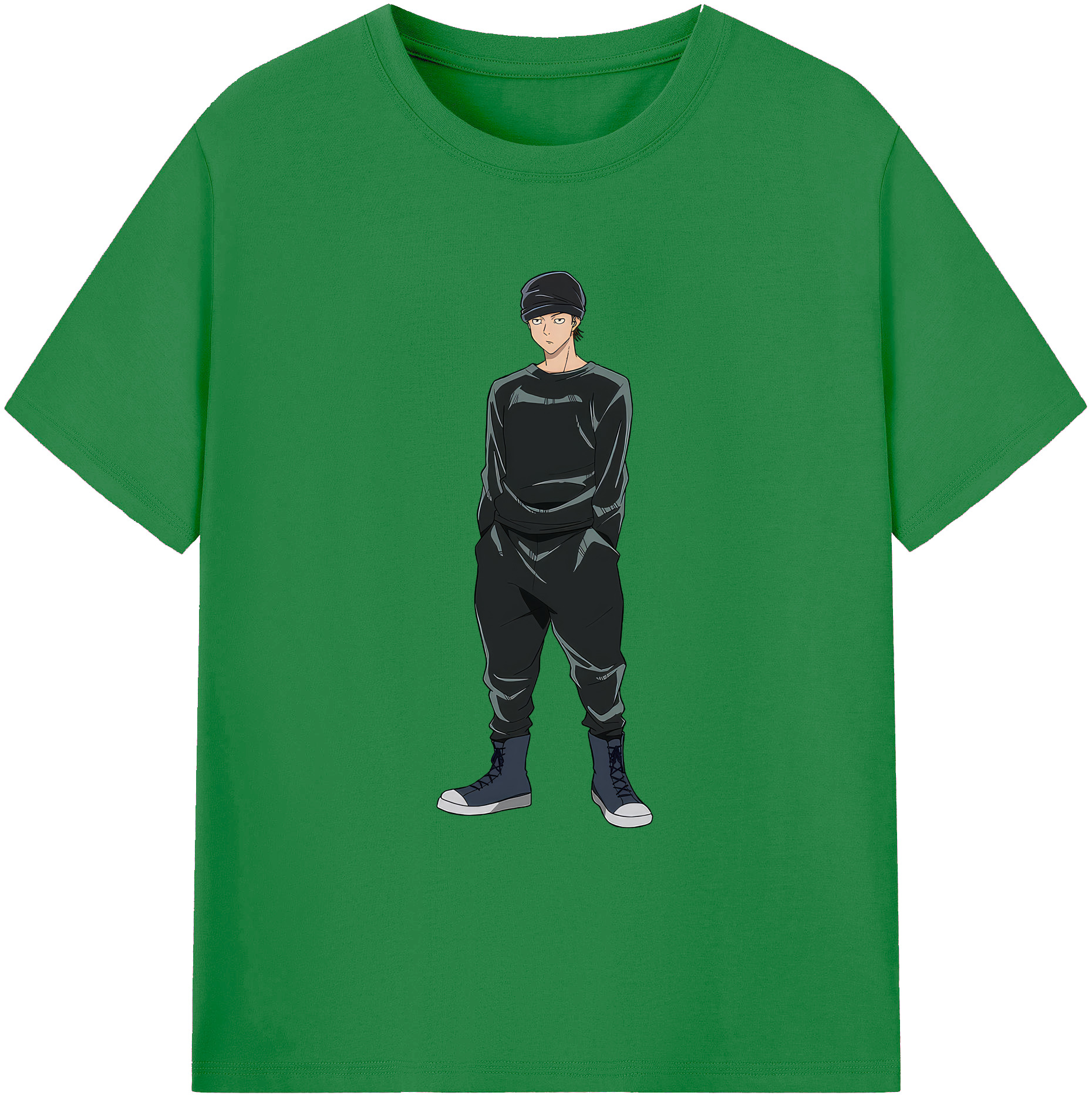 （画像用） 呪術廻戦 Jujutsu Kaisen 綿100％ メンズ半袖Tシャツ｜肌触りやわらか＆通気性