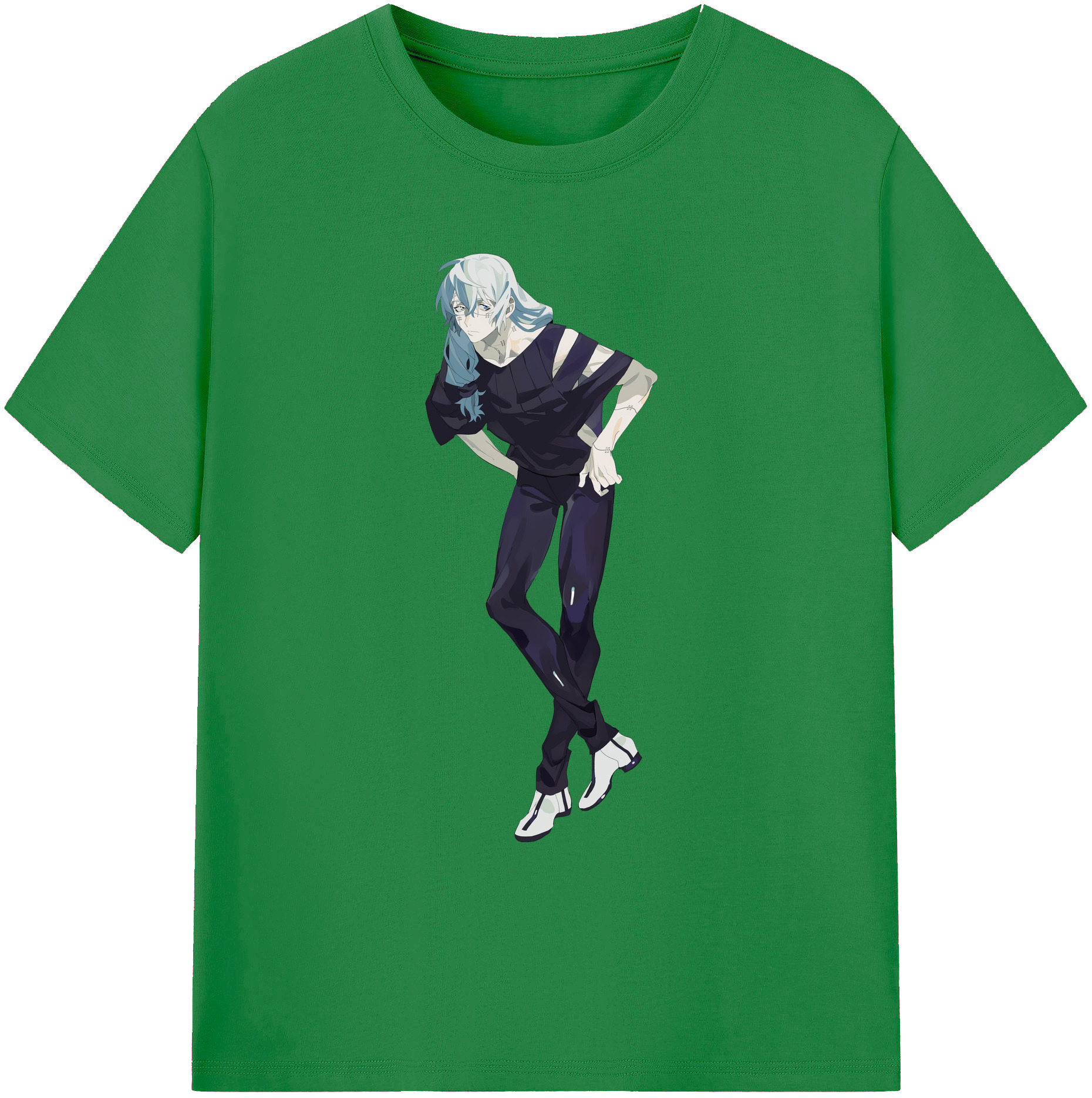 （画像用） 呪術廻戦 Jujutsu Kaisen 綿100％ メンズ半袖Tシャツ｜肌触りやわらか＆通気性