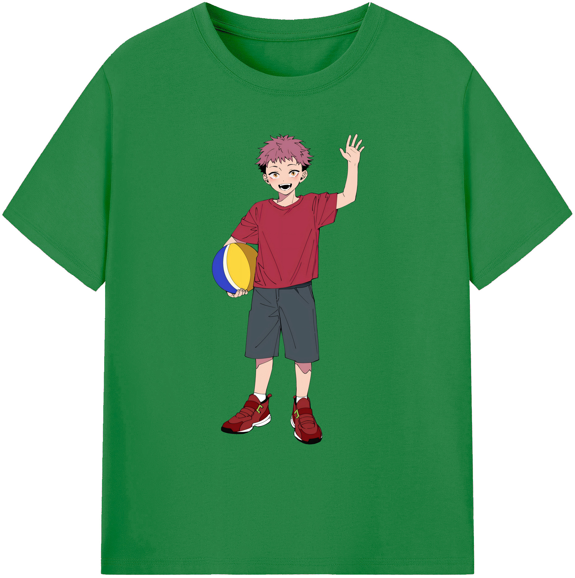 （画像用） 呪術廻戦 Jujutsu Kaisen 綿100％ メンズ半袖Tシャツ｜肌触りやわらか＆通気性