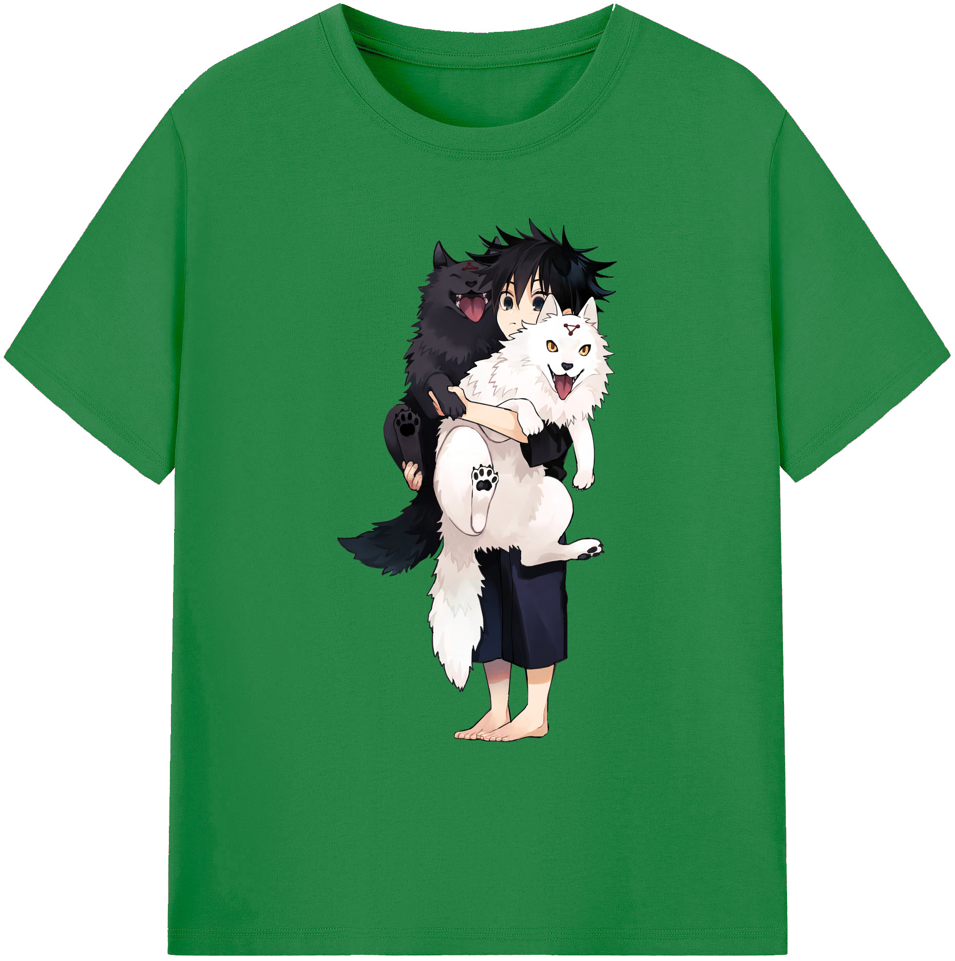 （画像用） 呪術廻戦 Jujutsu Kaisen 綿100％ メンズ半袖Tシャツ｜肌触りやわらか＆通気性