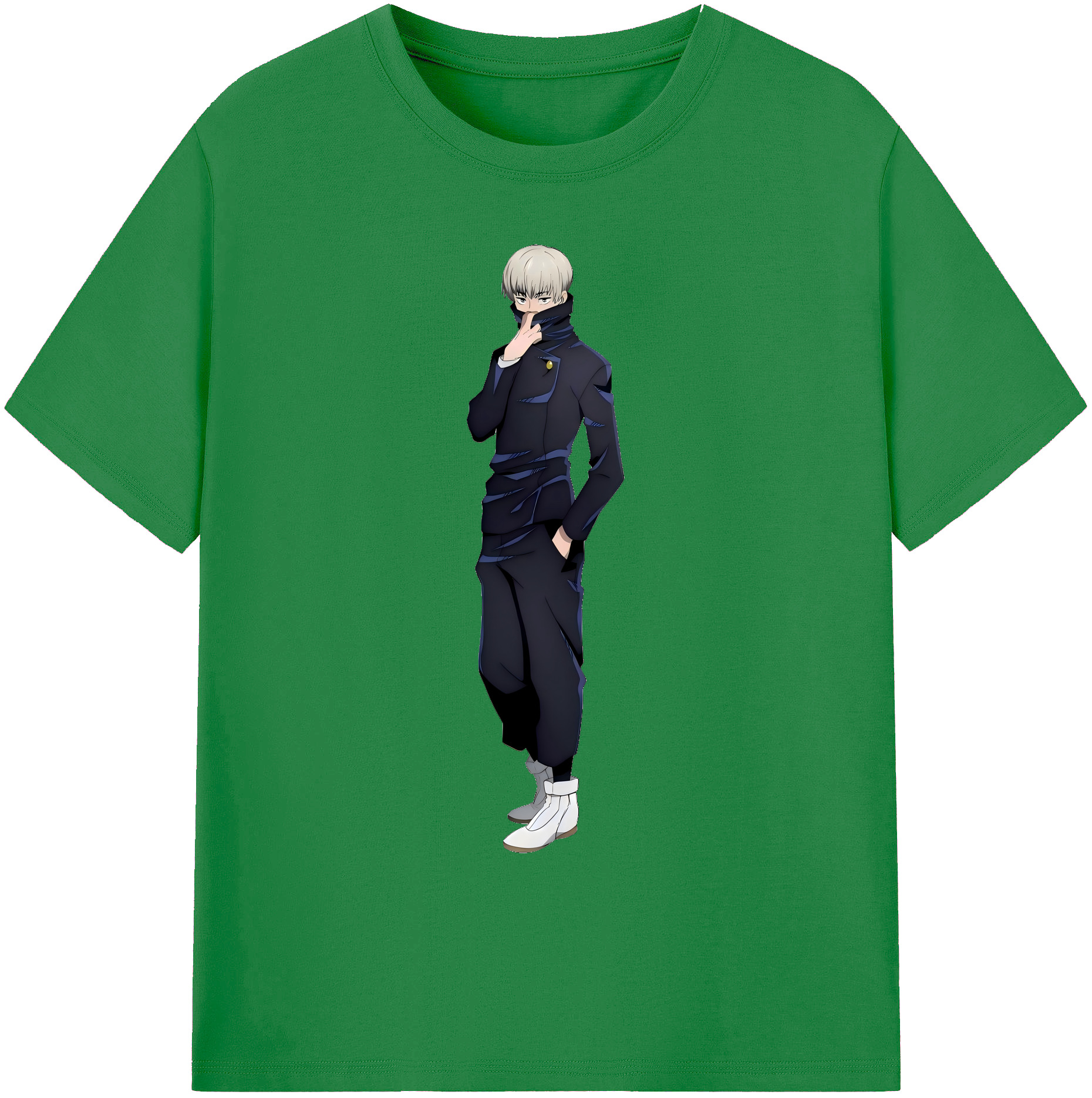 （画像用） 呪術廻戦 Jujutsu Kaisen 綿100％ メンズ半袖Tシャツ｜肌触りやわらか＆通気性