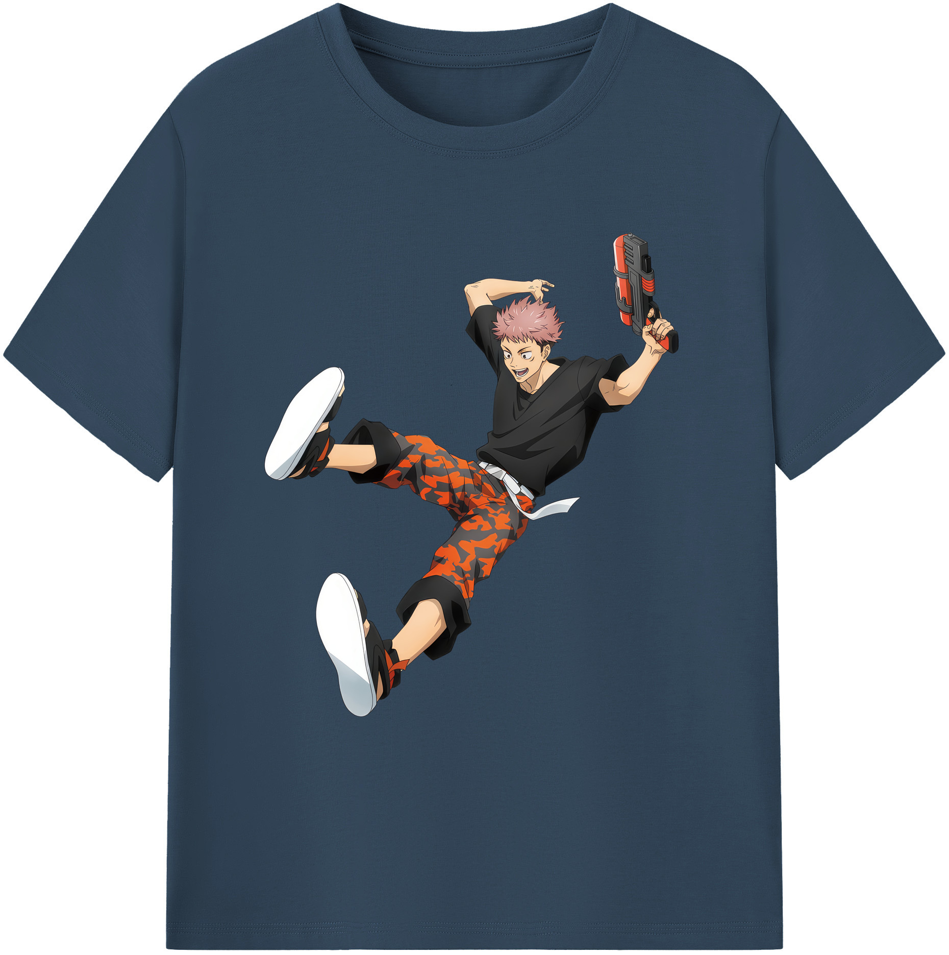 （画像用） 呪術廻戦 Jujutsu Kaisen 綿100％ メンズ半袖Tシャツ｜肌触りやわらか＆通気性