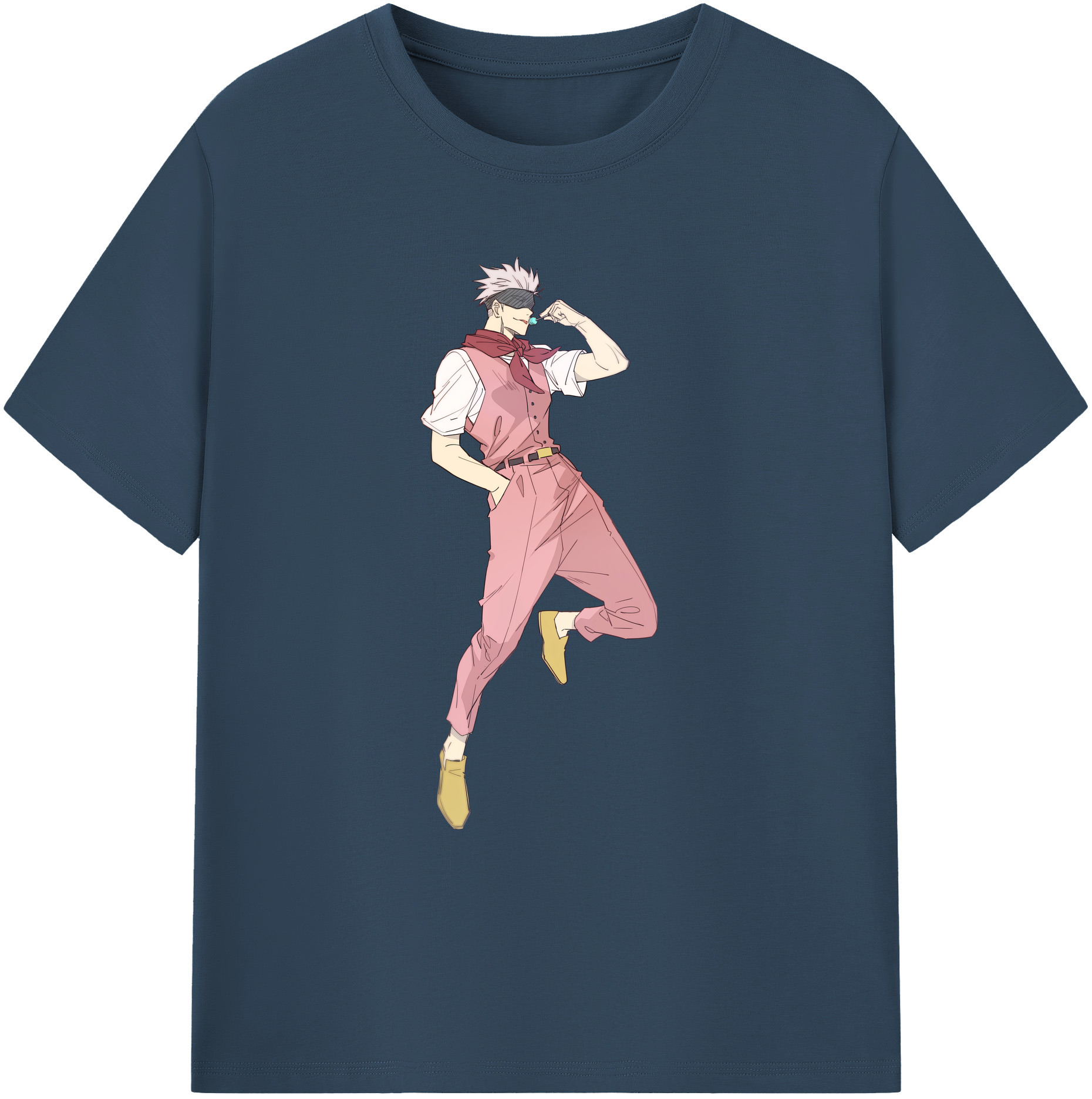 （画像用） 呪術廻戦 Jujutsu Kaisen 綿100％ メンズ半袖Tシャツ｜肌触りやわらか＆通気性