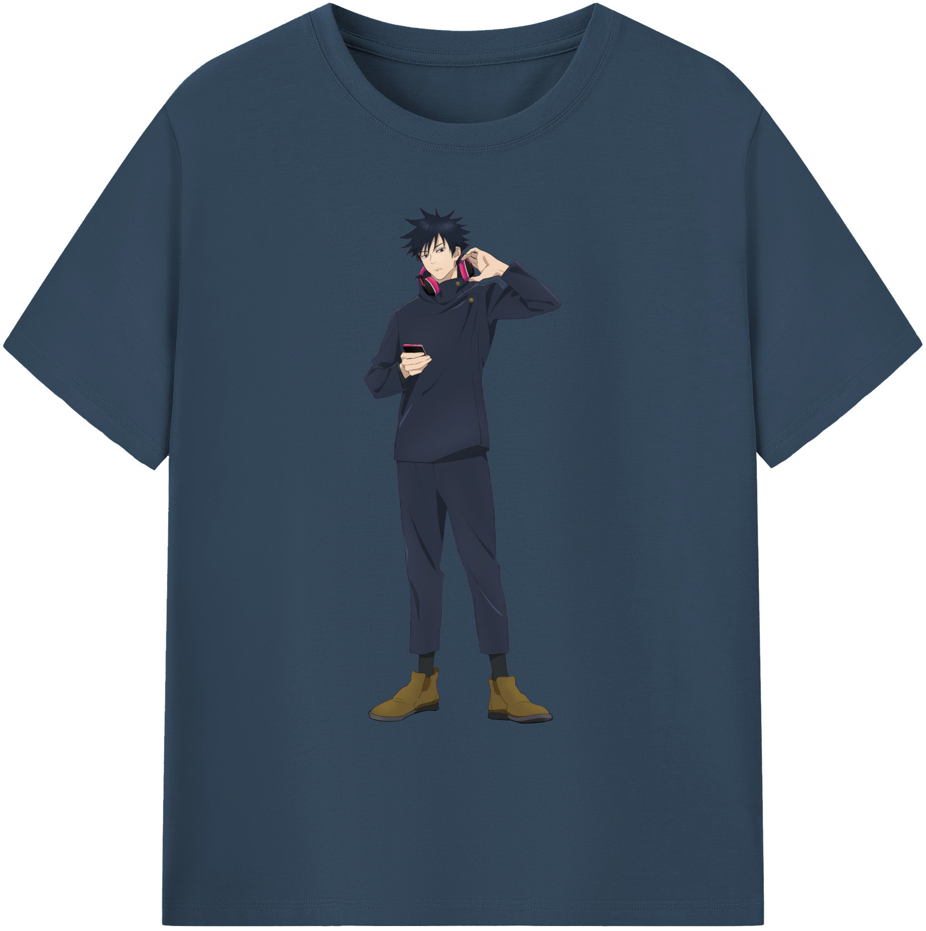 （画像用） 呪術廻戦 Jujutsu Kaisen 綿100％ メンズ半袖Tシャツ｜肌触りやわらか＆通気性