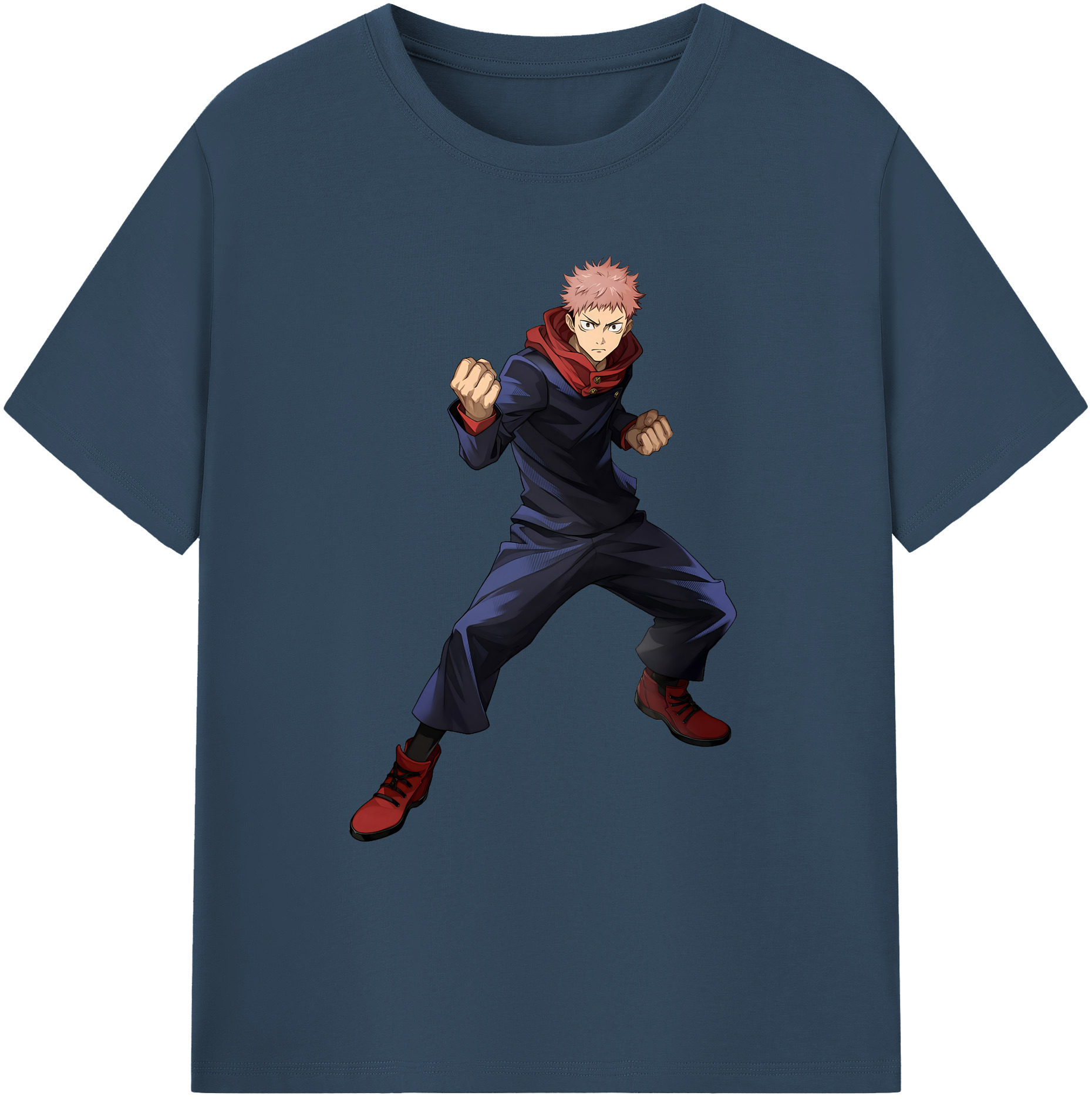 （画像用） 呪術廻戦 Jujutsu Kaisen 綿100％ メンズ半袖Tシャツ｜肌触りやわらか＆通気性