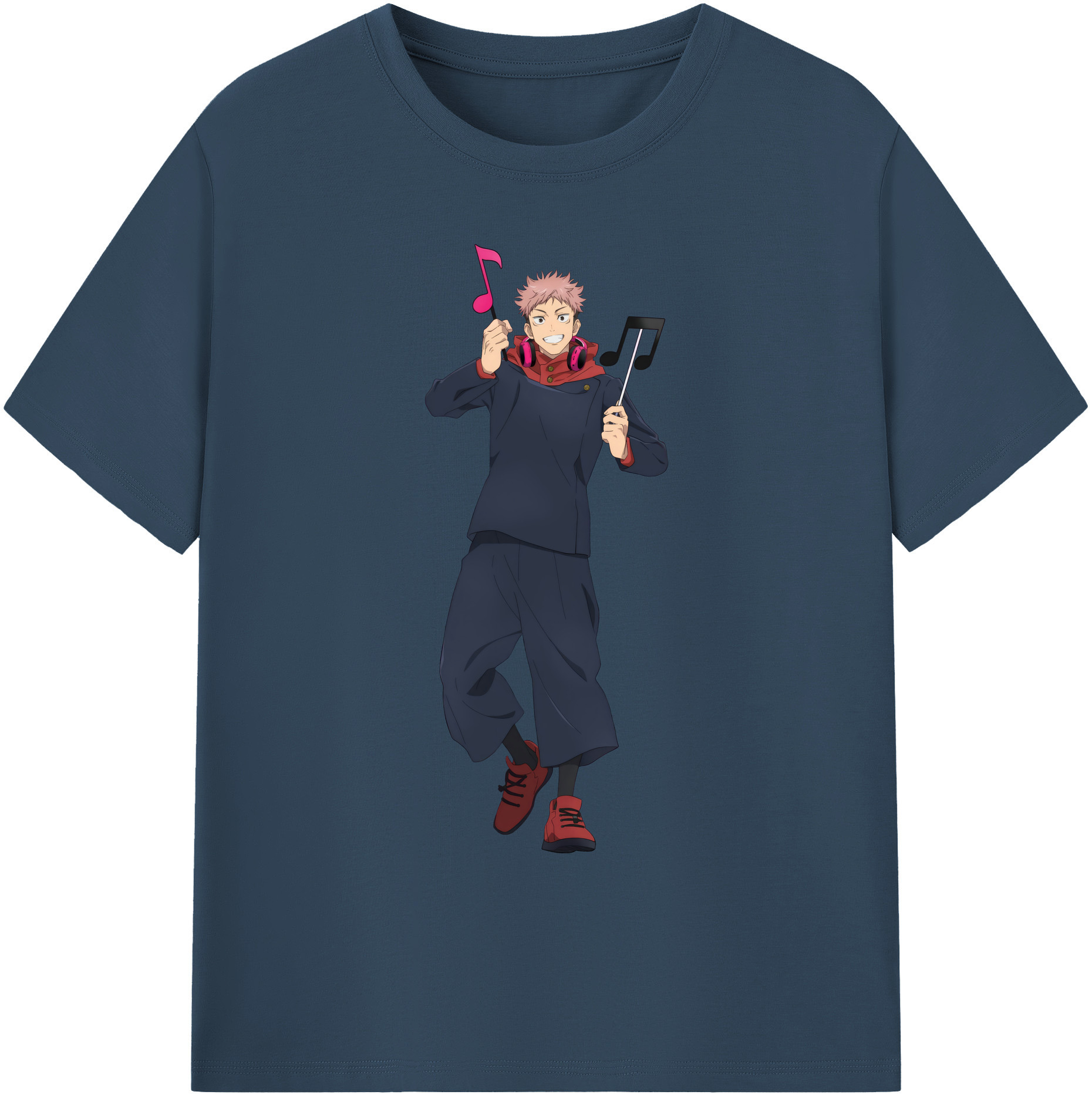 （画像用） 呪術廻戦 Jujutsu Kaisen 綿100％ メンズ半袖Tシャツ｜肌触りやわらか＆通気性