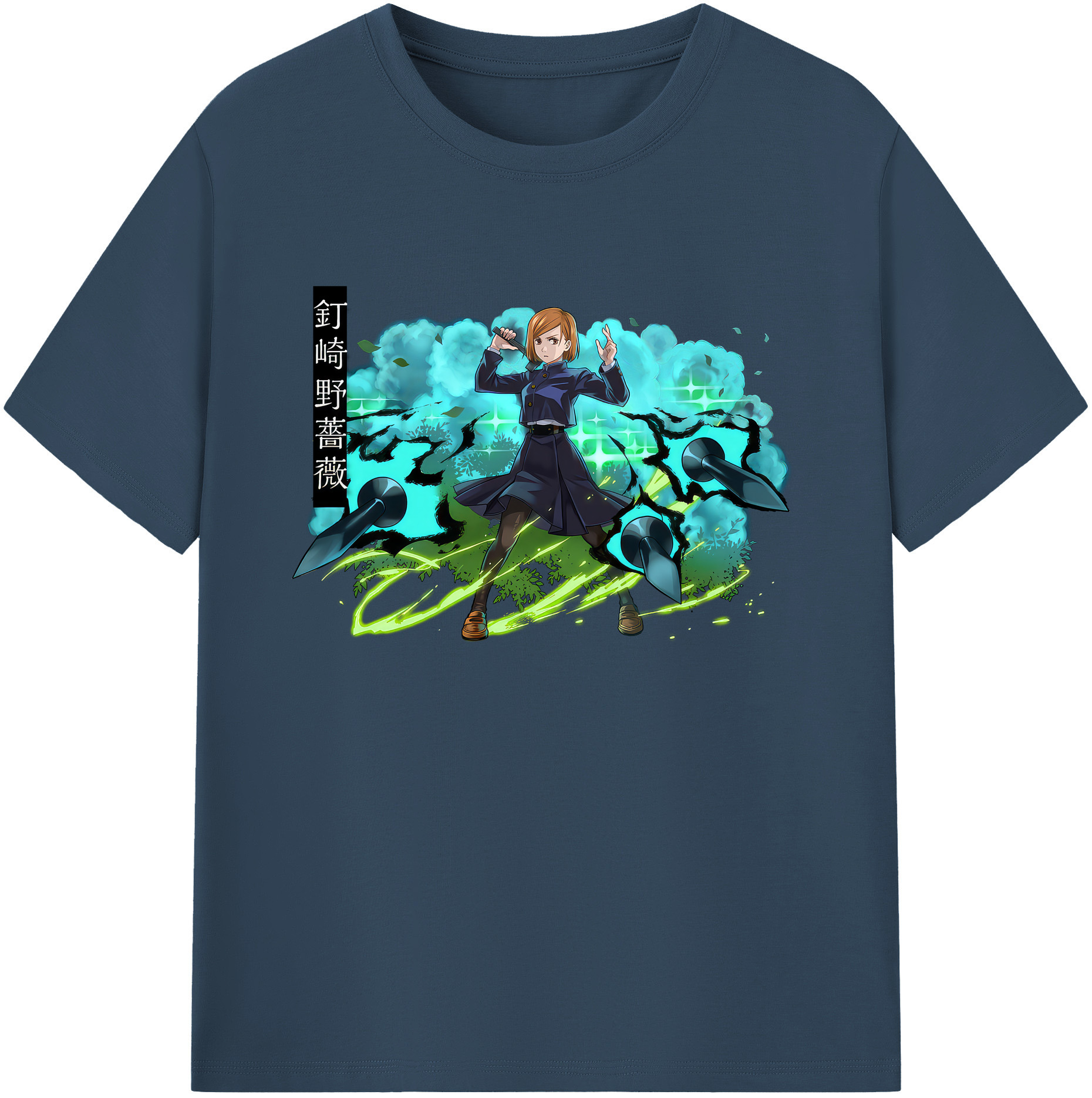 （画像用） 呪術廻戦 Jujutsu Kaisen 綿100％ メンズ半袖Tシャツ｜肌触りやわらか＆通気性