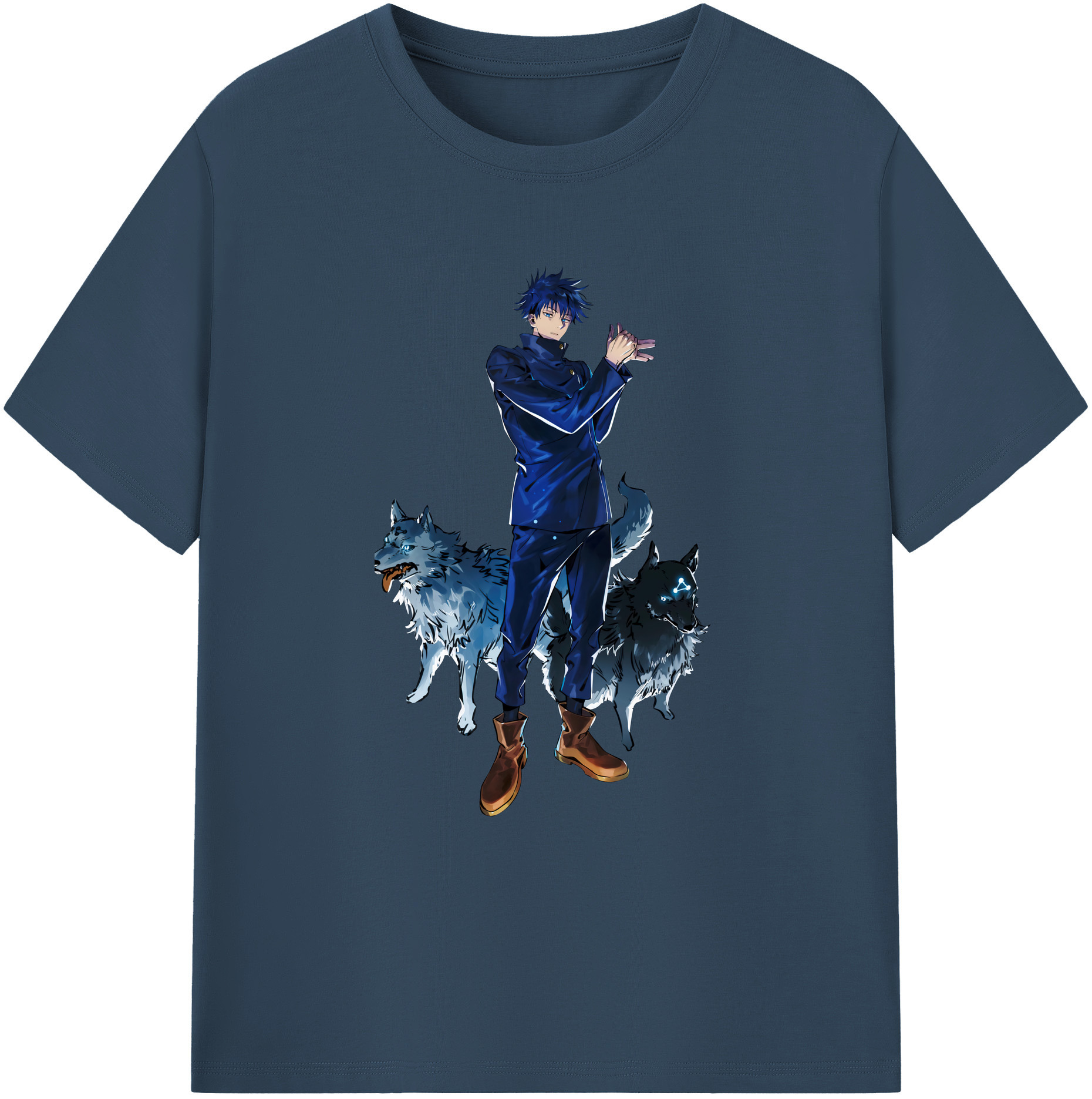 （画像用） 呪術廻戦 Jujutsu Kaisen 綿100％ メンズ半袖Tシャツ｜肌触りやわらか＆通気性