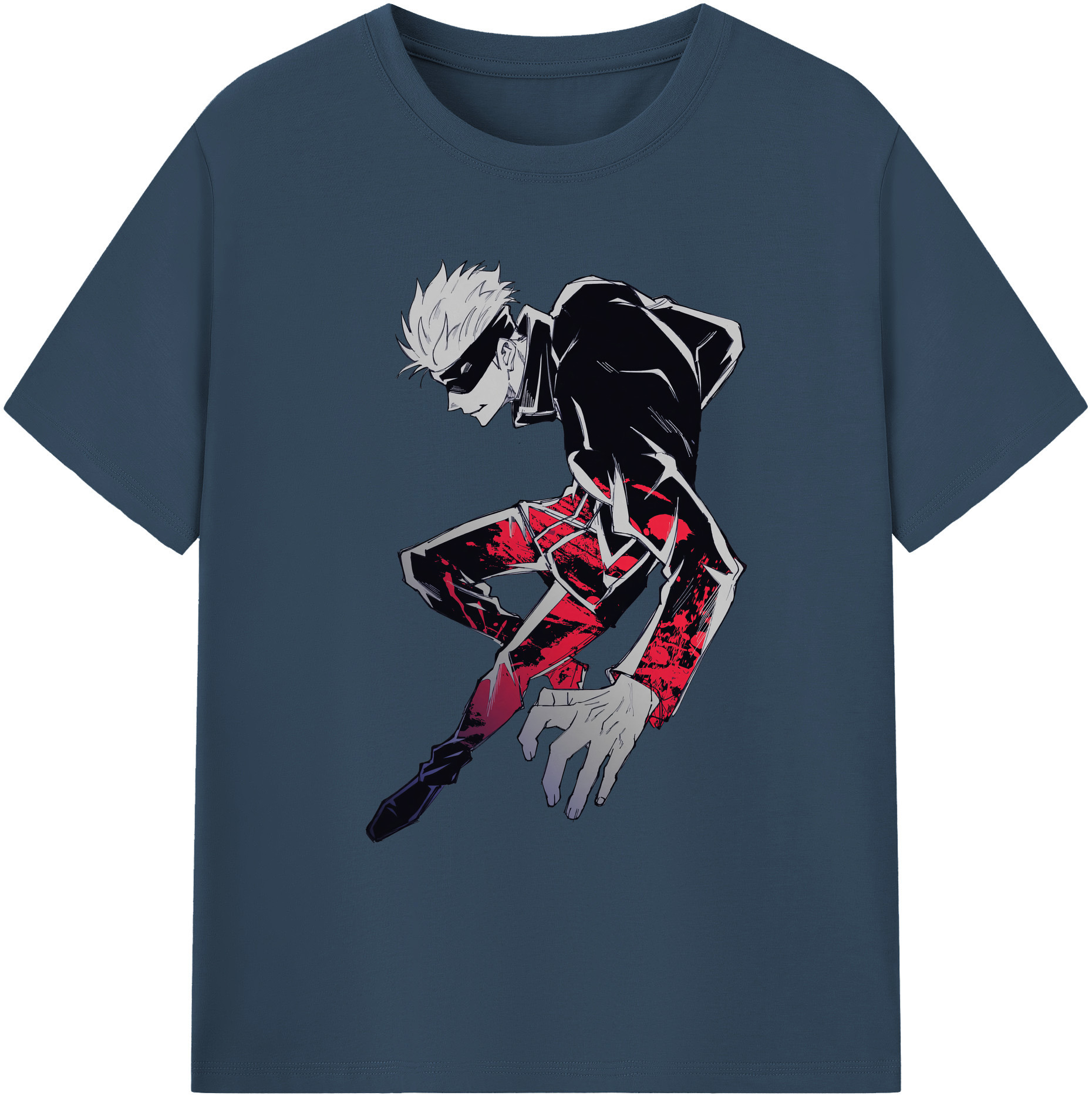（画像用） 呪術廻戦 Jujutsu Kaisen 綿100％ メンズ半袖Tシャツ｜肌触りやわらか＆通気性