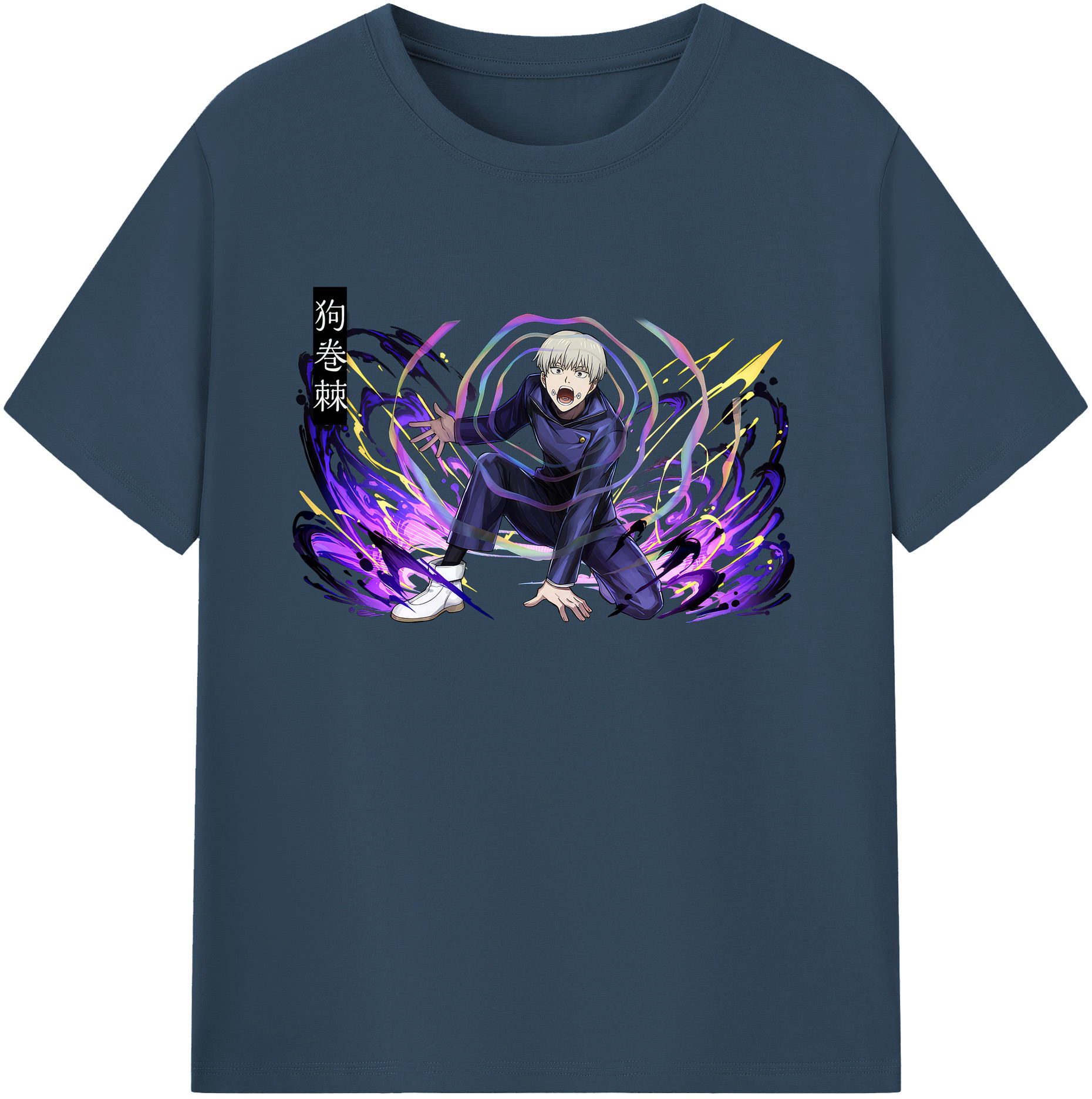 （画像用） 呪術廻戦 Jujutsu Kaisen 綿100％ メンズ半袖Tシャツ｜肌触りやわらか＆通気性