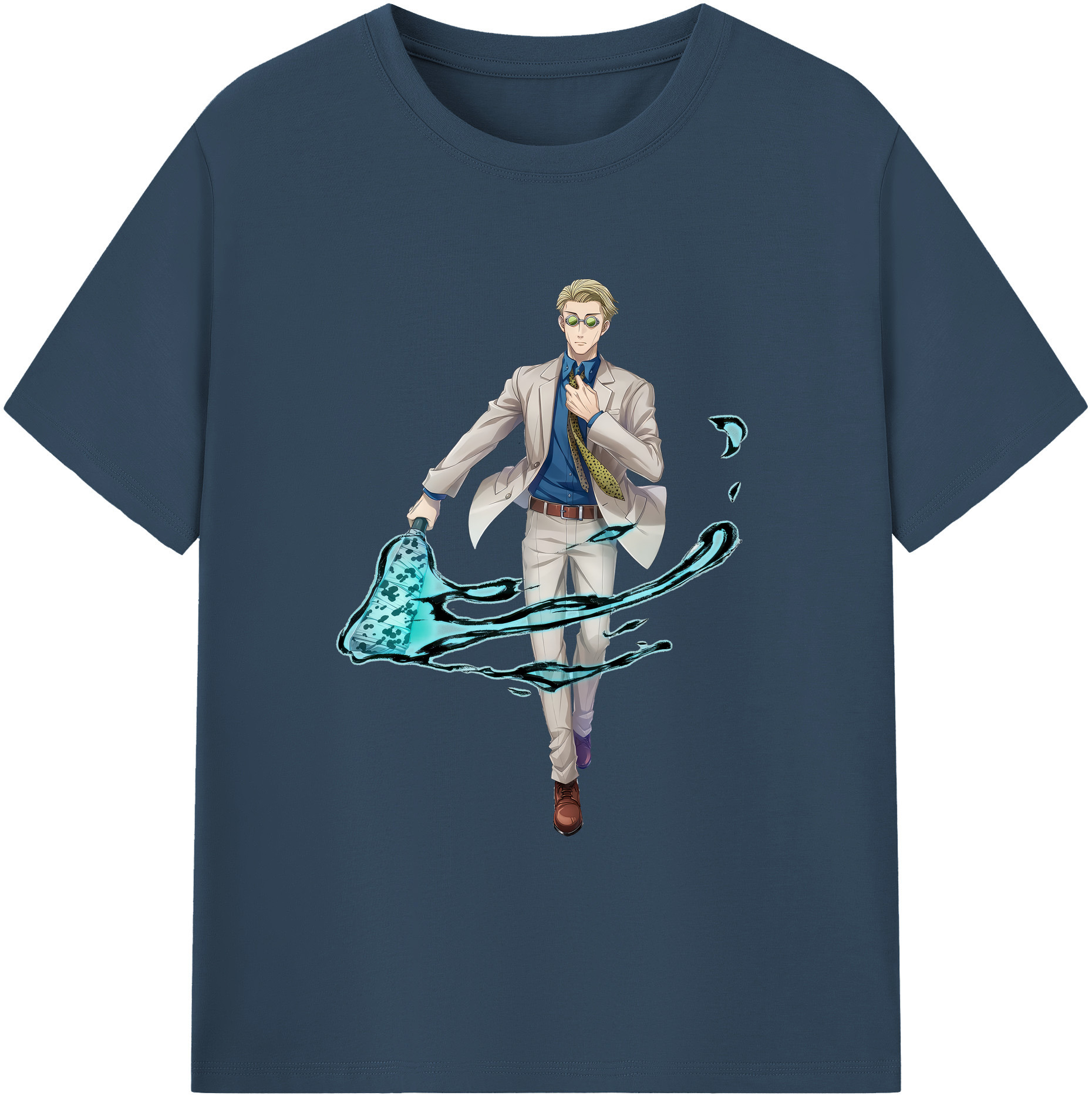 （画像用） 呪術廻戦 Jujutsu Kaisen 綿100％ メンズ半袖Tシャツ｜肌触りやわらか＆通気性