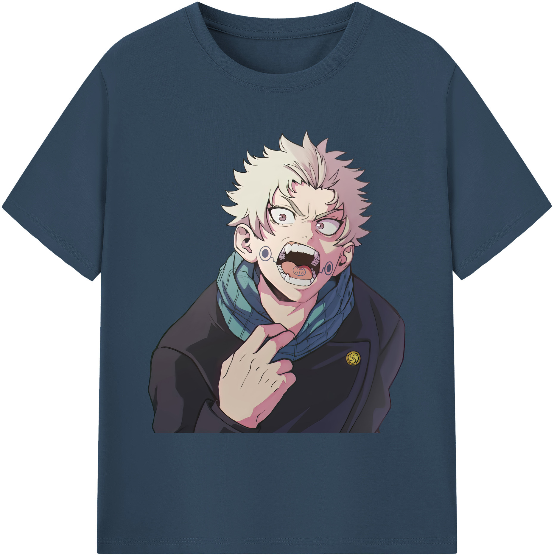 （画像用） 呪術廻戦 Jujutsu Kaisen 綿100％ メンズ半袖Tシャツ｜肌触りやわらか＆通気性