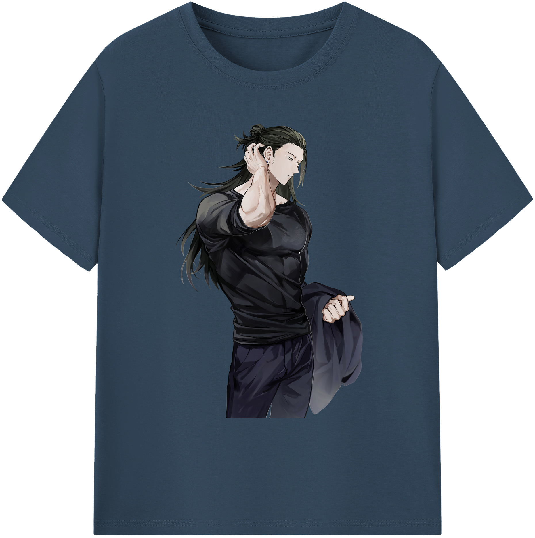 （画像用） 呪術廻戦 Jujutsu Kaisen 綿100％ メンズ半袖Tシャツ｜肌触りやわらか＆通気性