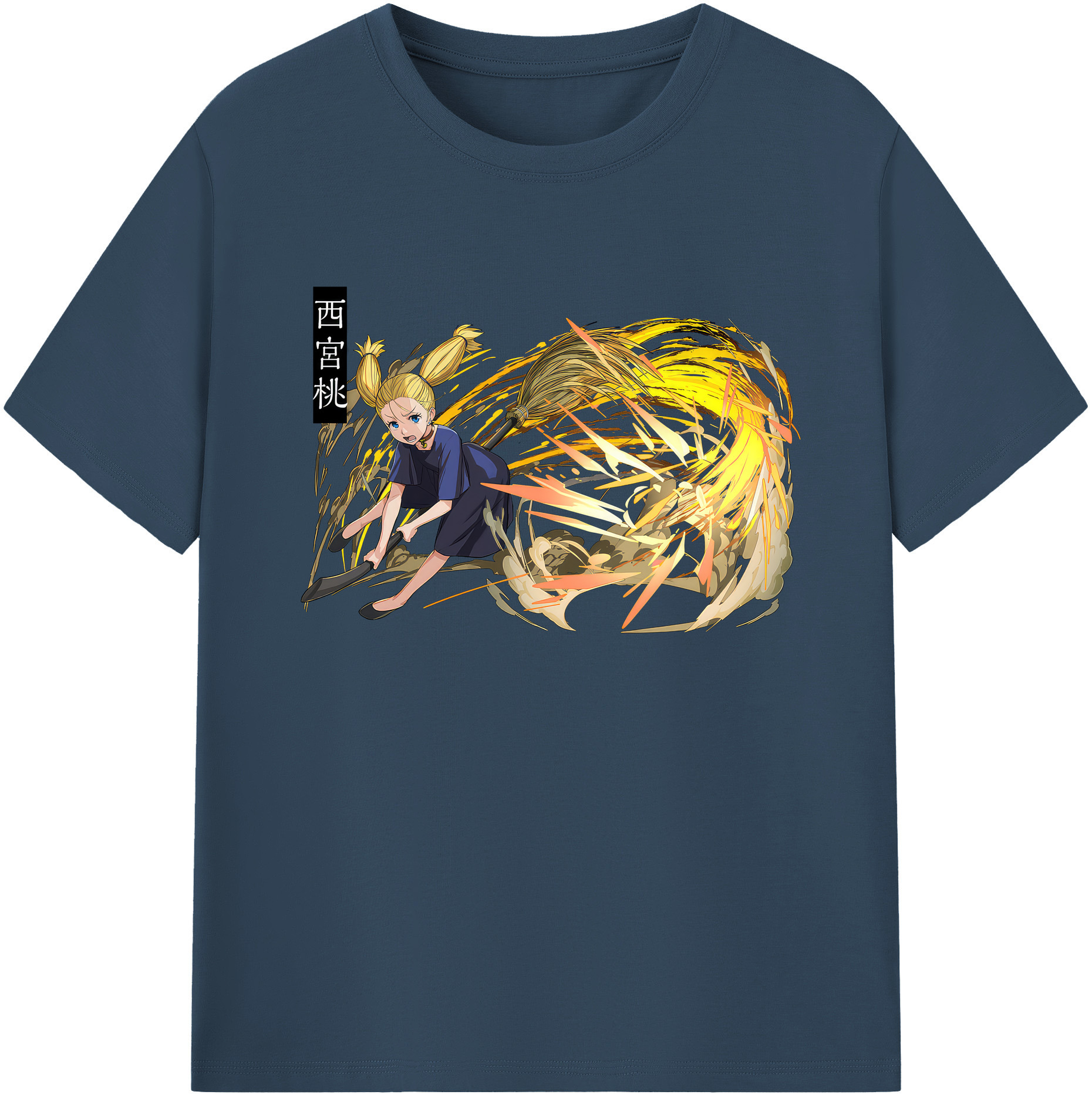 （画像用） 呪術廻戦 Jujutsu Kaisen 綿100％ メンズ半袖Tシャツ｜肌触りやわらか＆通気性
