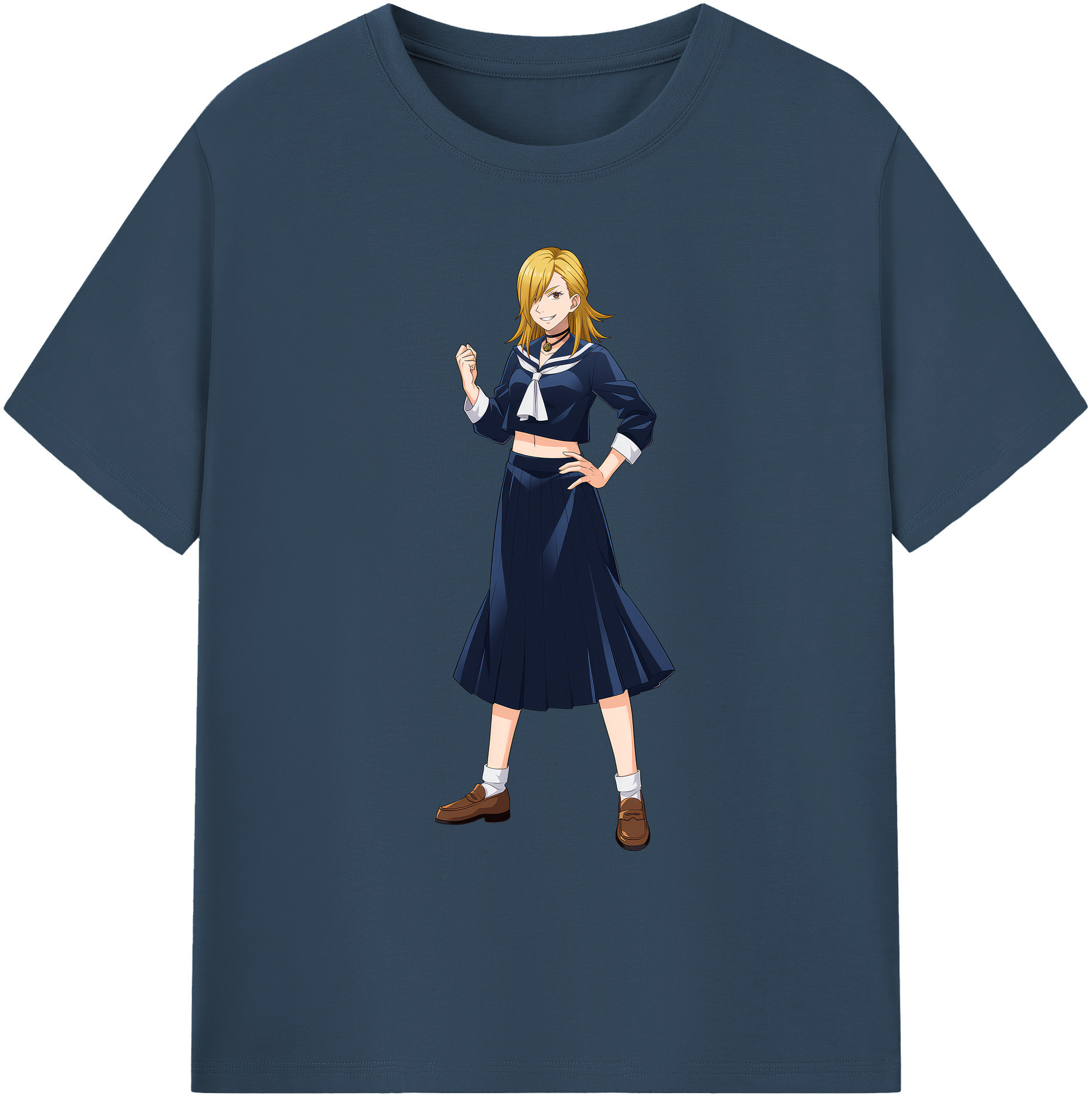 （画像用） 呪術廻戦 Jujutsu Kaisen 綿100％ メンズ半袖Tシャツ｜肌触りやわらか＆通気性