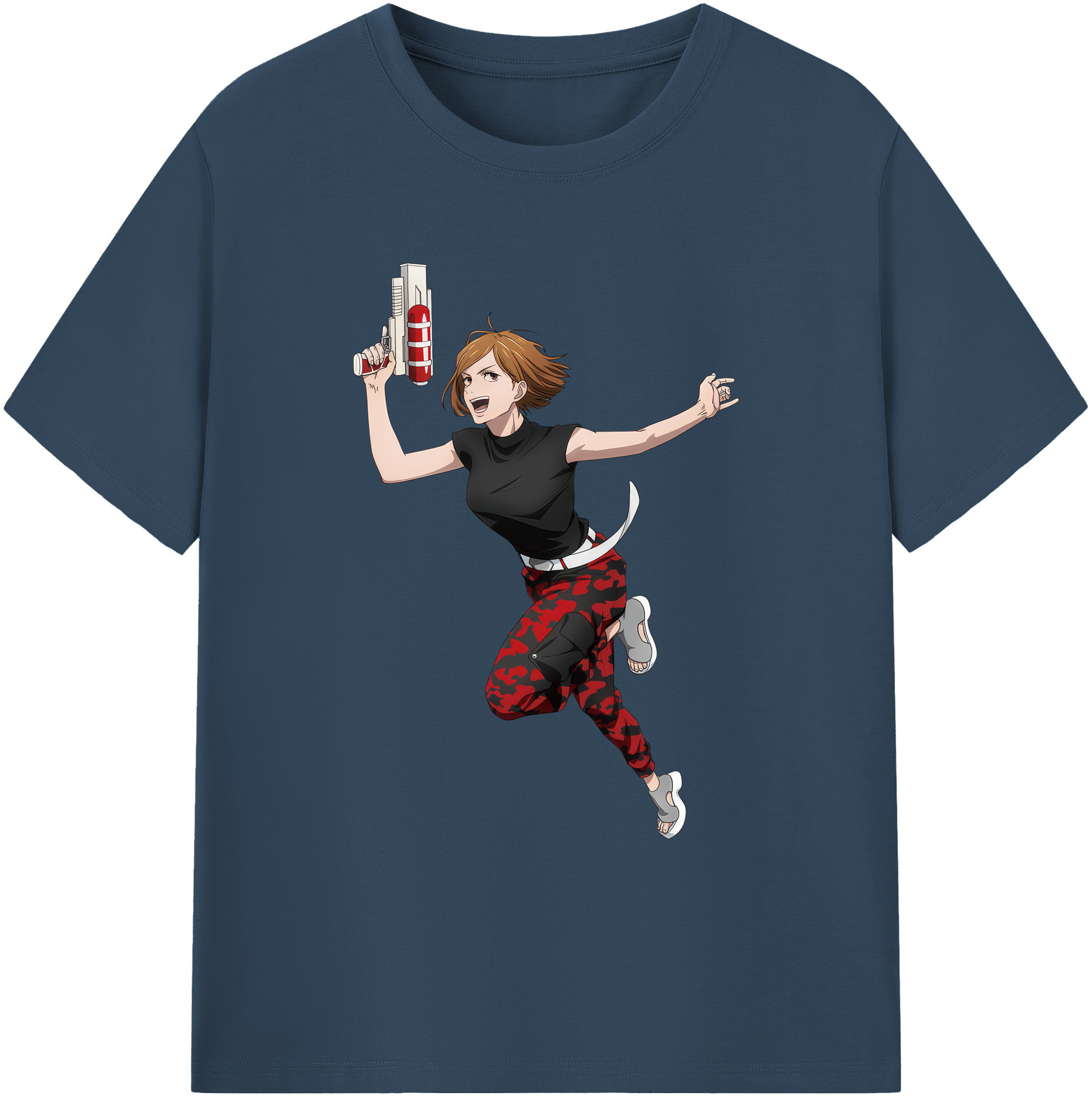 （画像用） 呪術廻戦 Jujutsu Kaisen 綿100％ メンズ半袖Tシャツ｜肌触りやわらか＆通気性