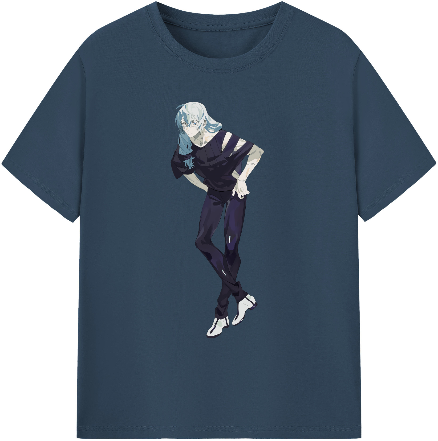 （画像用） 呪術廻戦 Jujutsu Kaisen 綿100％ メンズ半袖Tシャツ｜肌触りやわらか＆通気性