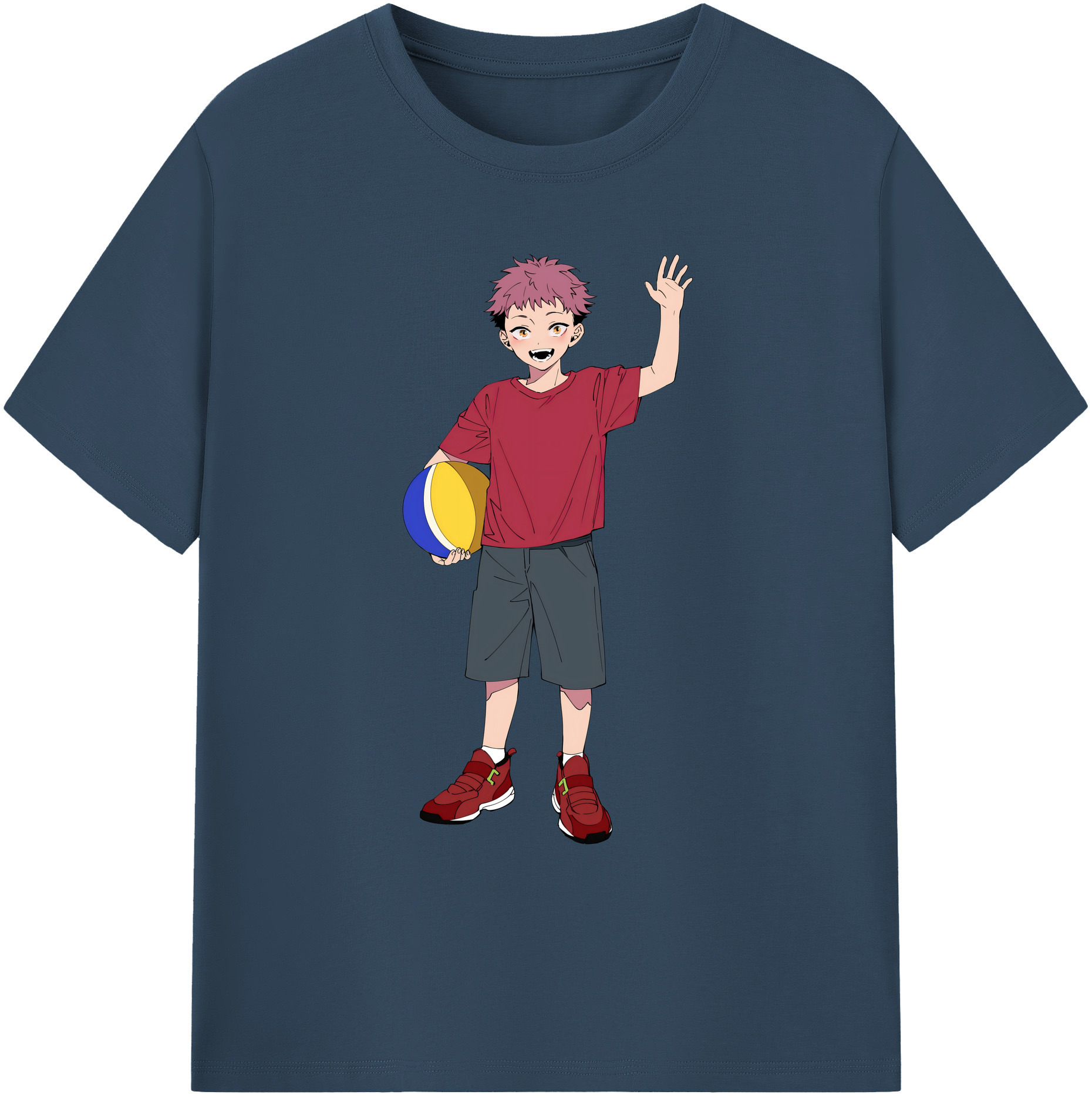 （画像用） 呪術廻戦 Jujutsu Kaisen 綿100％ メンズ半袖Tシャツ｜肌触りやわらか＆通気性