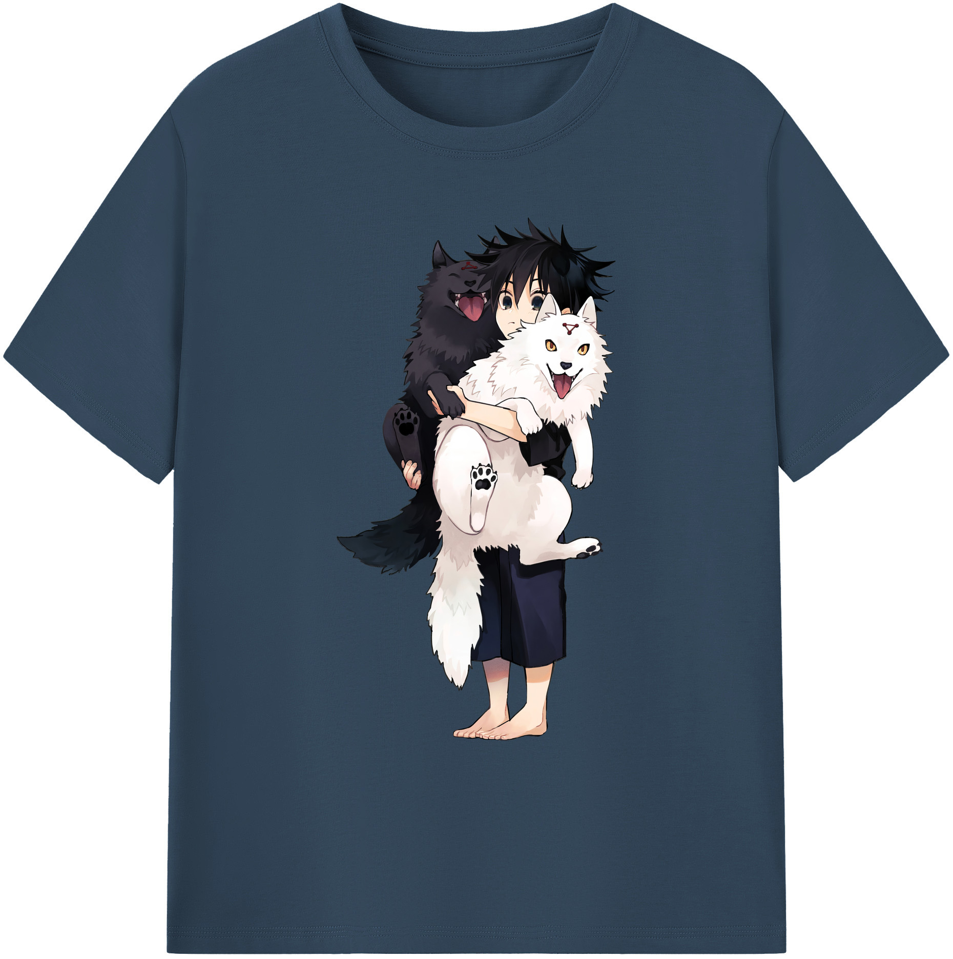 （画像用） 呪術廻戦 Jujutsu Kaisen 綿100％ メンズ半袖Tシャツ｜肌触りやわらか＆通気性