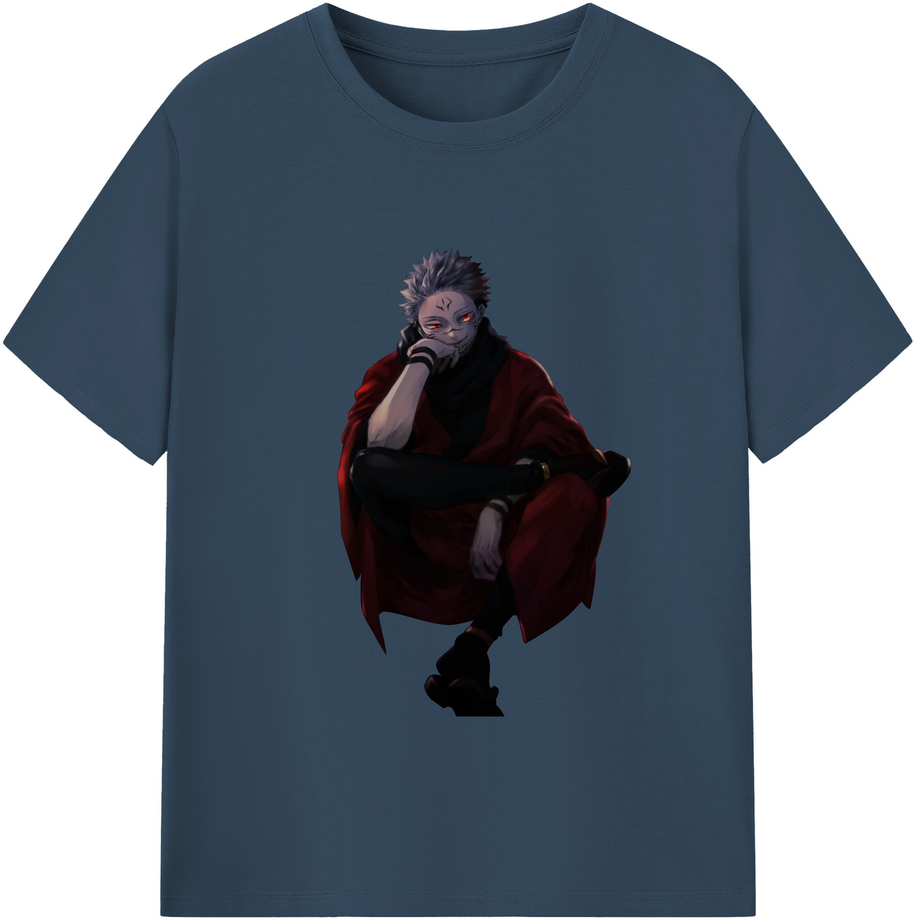 （画像用） 呪術廻戦 Jujutsu Kaisen 綿100％ メンズ半袖Tシャツ｜肌触りやわらか＆通気性