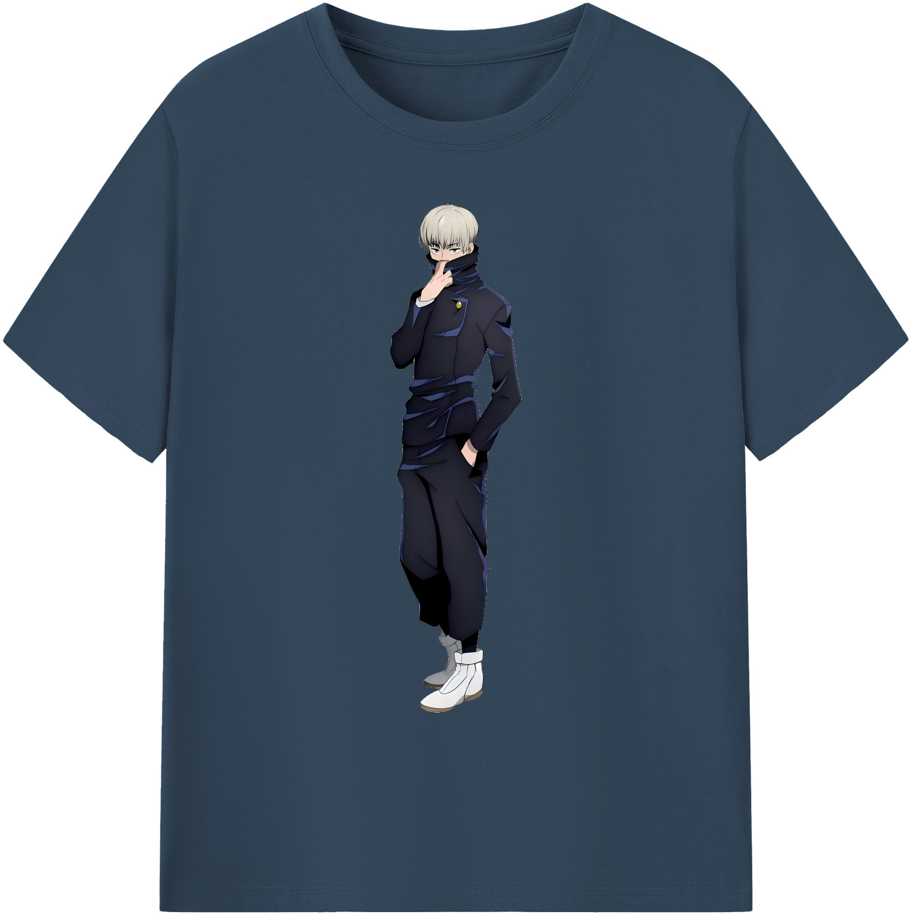 （画像用） 呪術廻戦 Jujutsu Kaisen 綿100％ メンズ半袖Tシャツ｜肌触りやわらか＆通気性